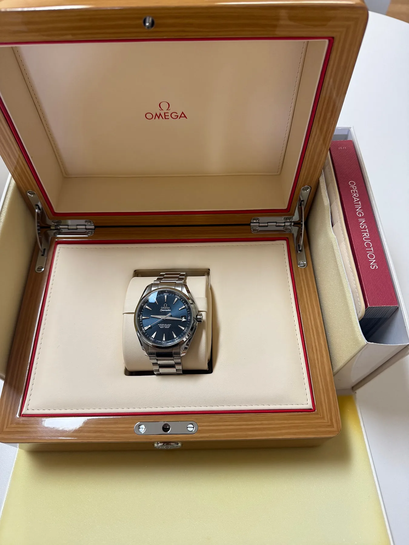 오메가 씨마스터 아쿠아테라 청판 41mm 2015 사진 1