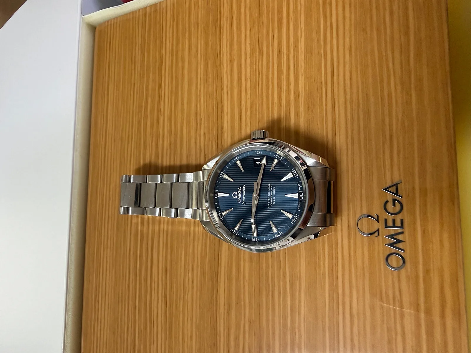오메가 씨마스터 아쿠아테라 청판 41mm 2015 사진 3