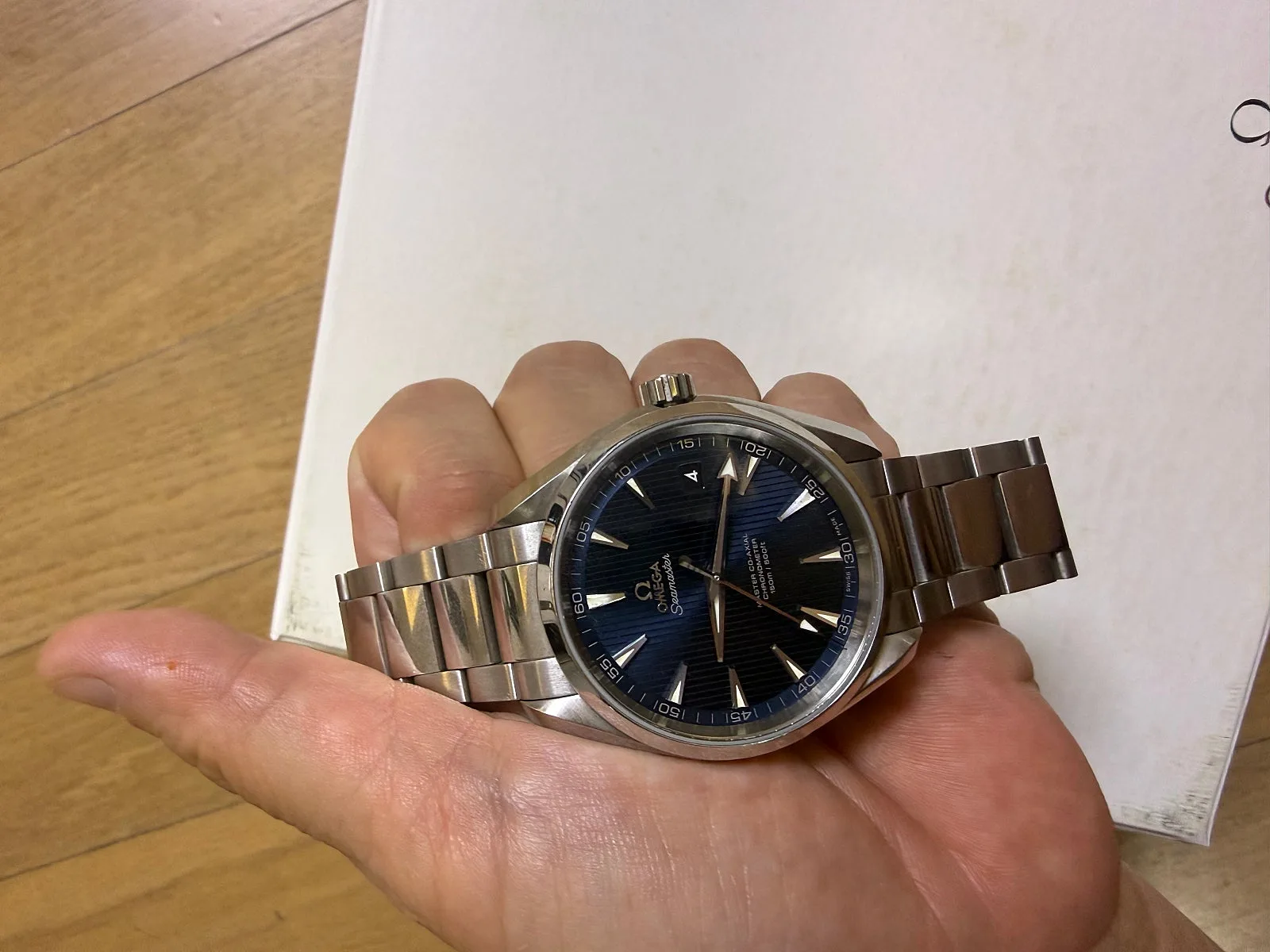 오메가 씨마스터 아쿠아테라 청판 41mm 2015 사진 6