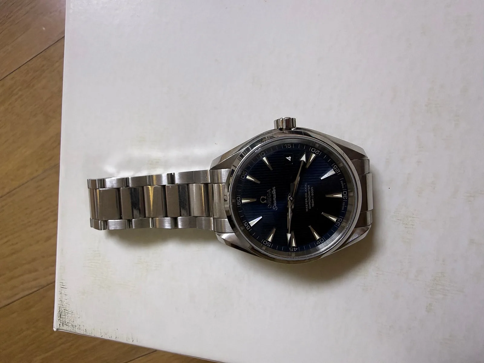 오메가 씨마스터 아쿠아테라 청판 41mm 2015 사진 7