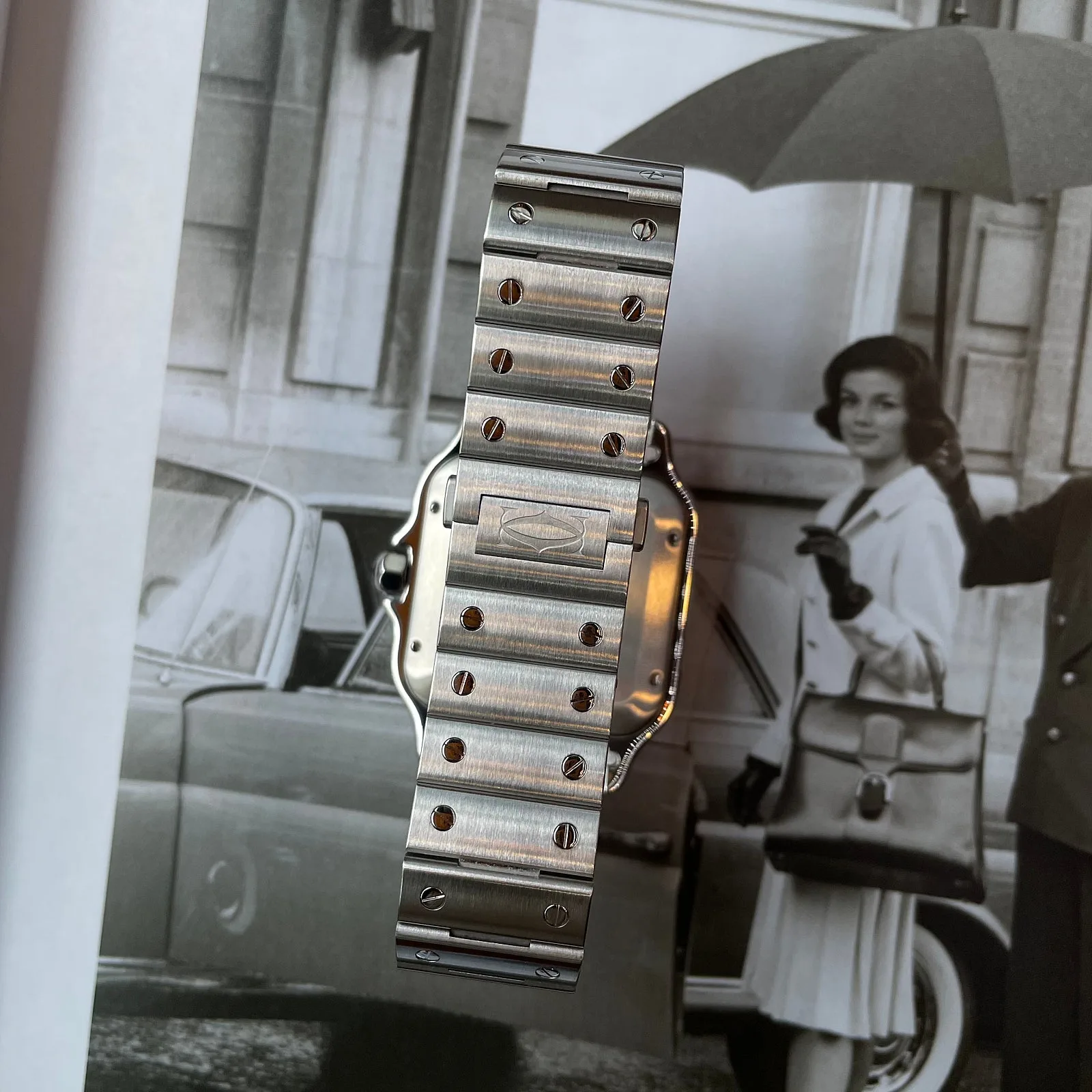 까르띠에 산토스 신형 스틸 라지 오토매틱 40mm 2020 사진 6