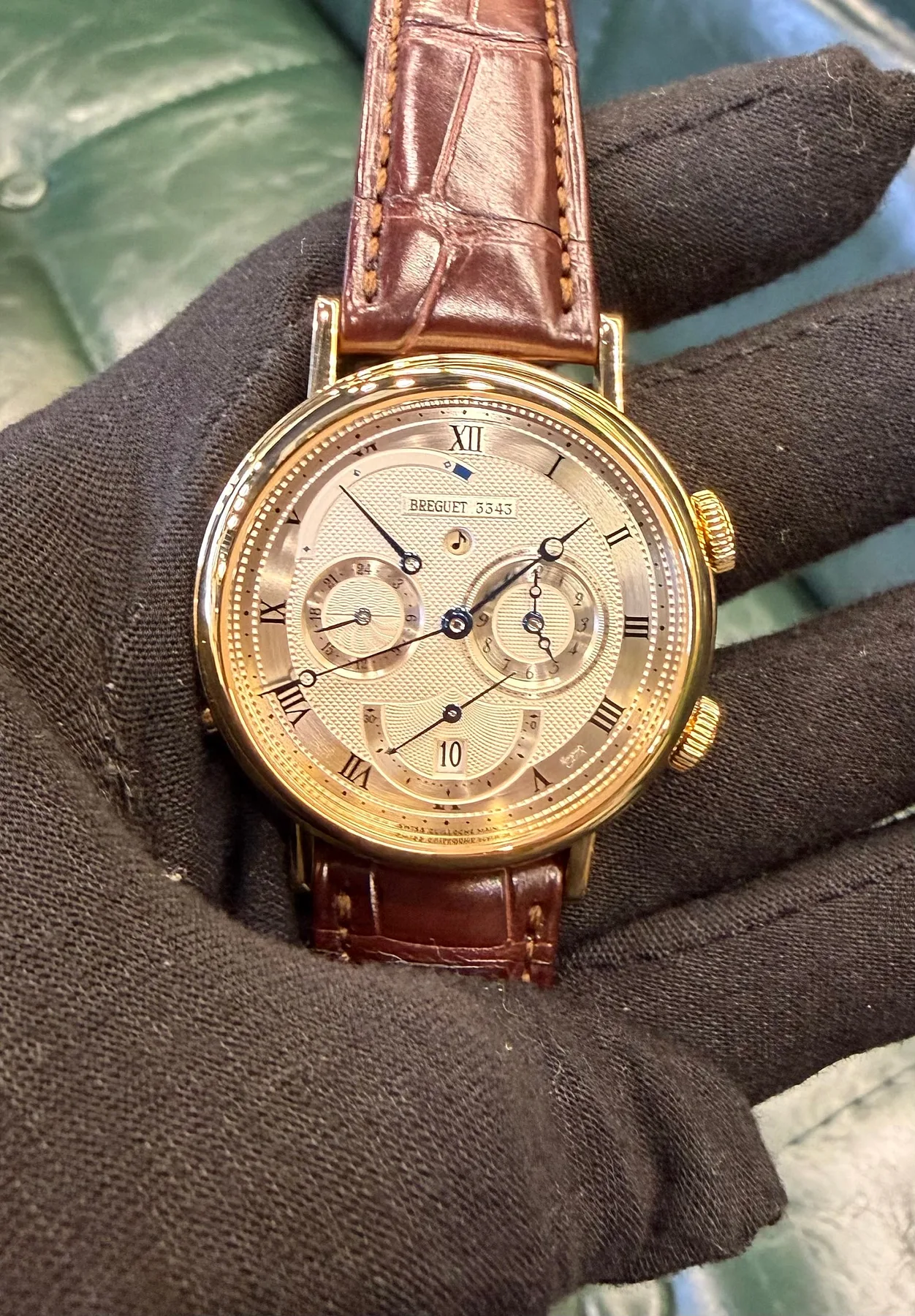 브레게 클래지크 5707 알람 옐로우골드 39mm 2000 사진 1