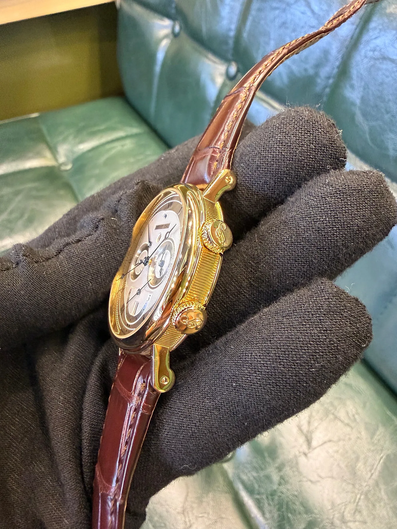 브레게 클래지크 5707 알람 옐로우골드 39mm 2000 사진 2