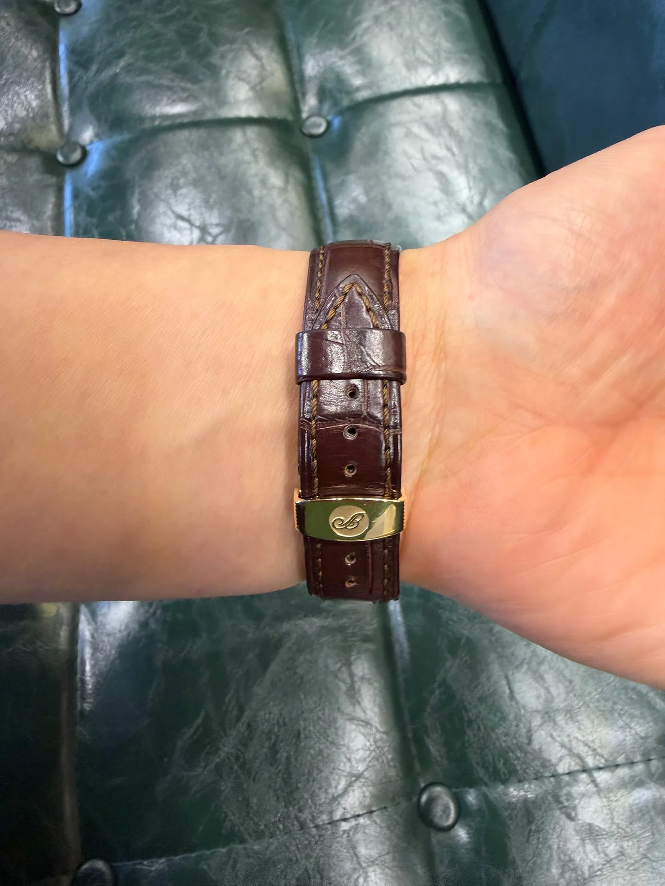 브레게 클래지크 5707 알람 옐로우골드 39mm 2000 사진 7