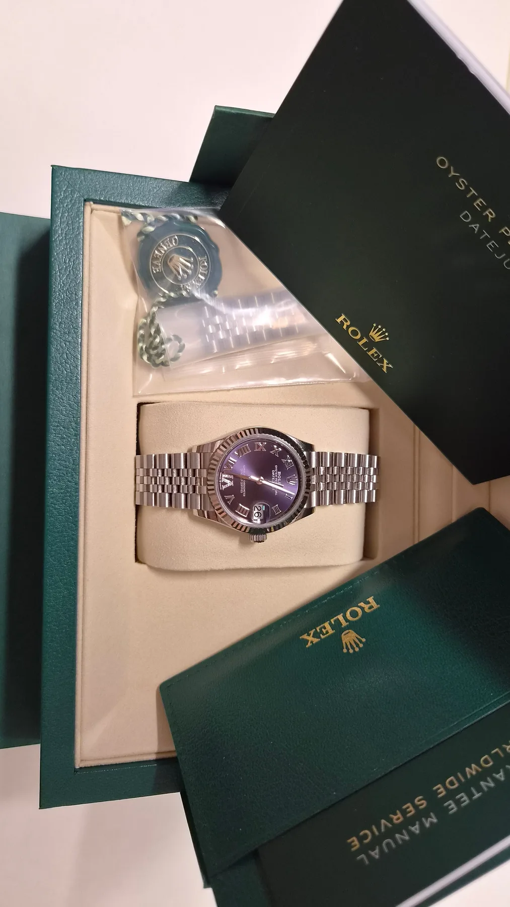 롤렉스 데이트저스트 31 오베르진 VI다이아 Ref.278274 2025 사진 1
