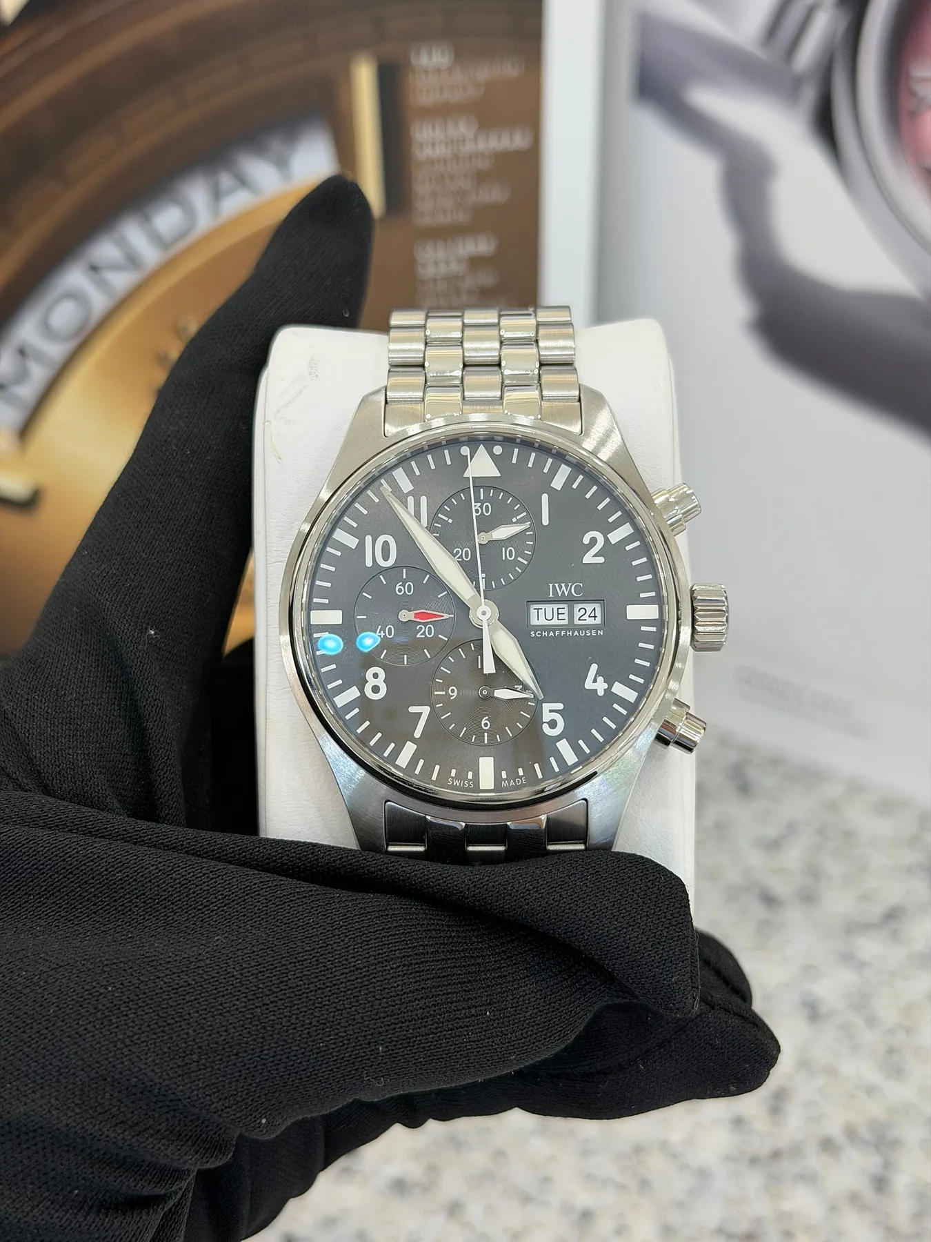 IWC 파일럿 스핏파이어 크로노그래프 2019 사진 2