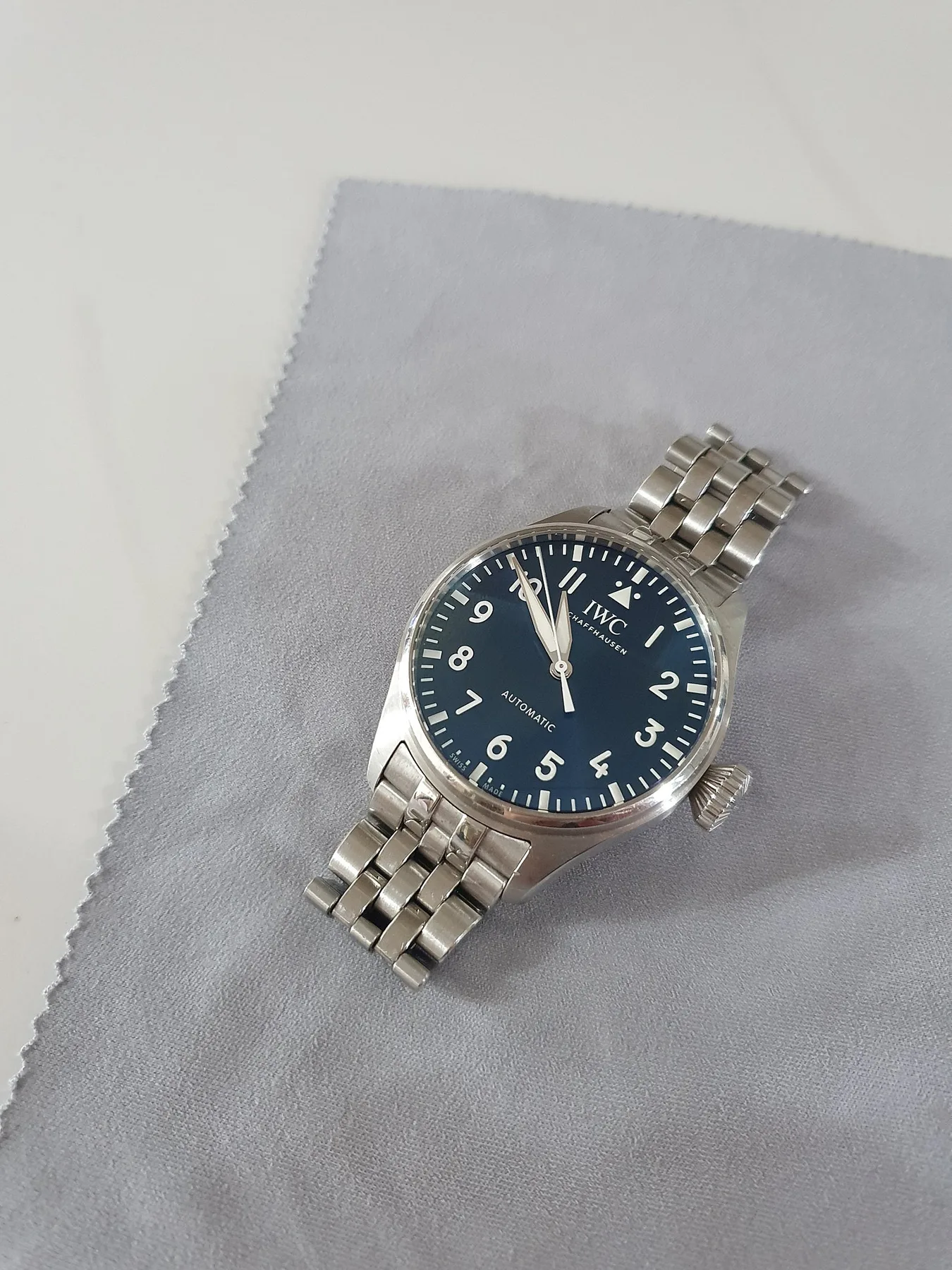 IWC 빅파일럿 43 청판 브레이슬릿 2022 사진 3