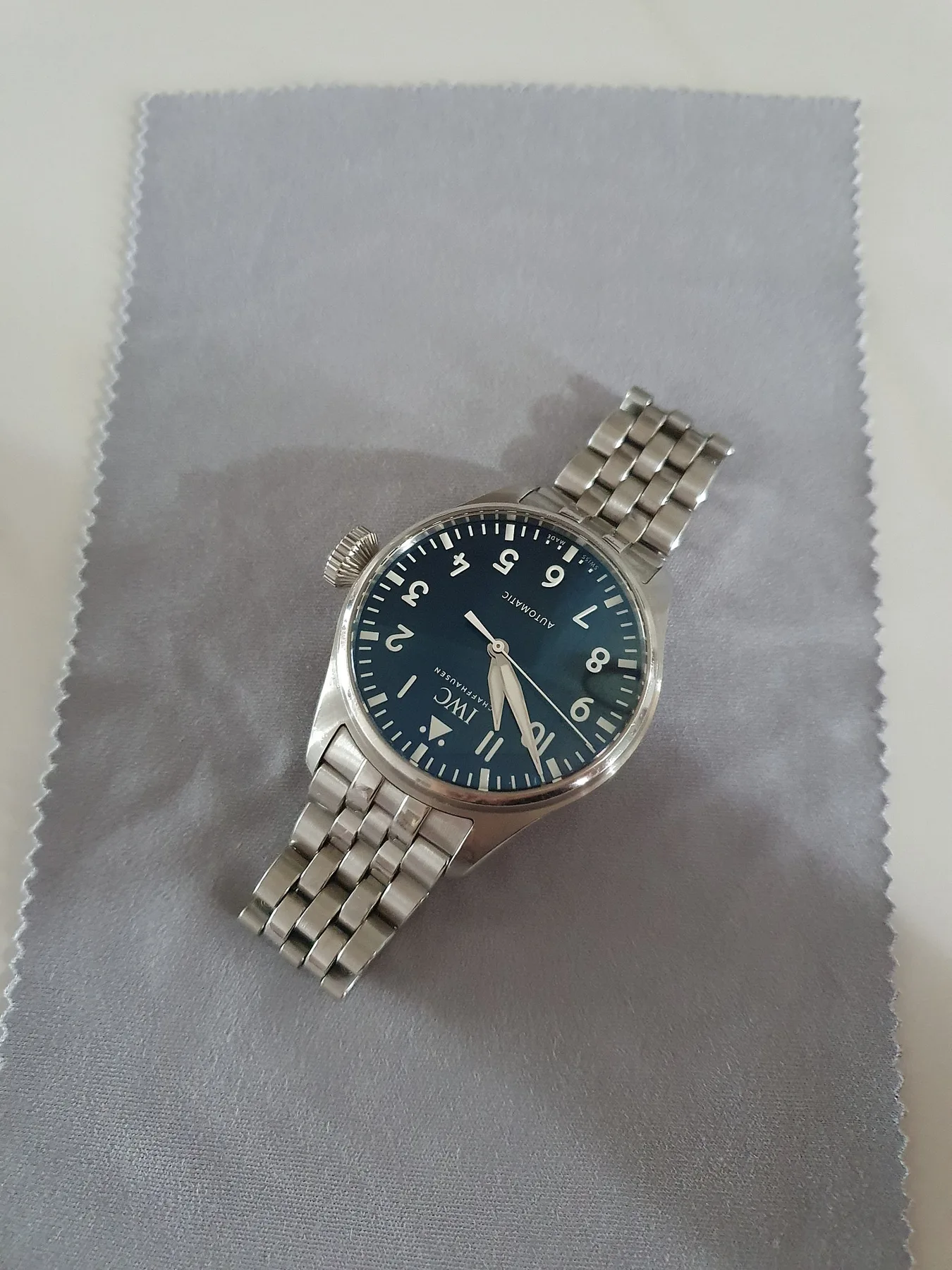 IWC 빅파일럿 43 청판 브레이슬릿 2022 사진 4