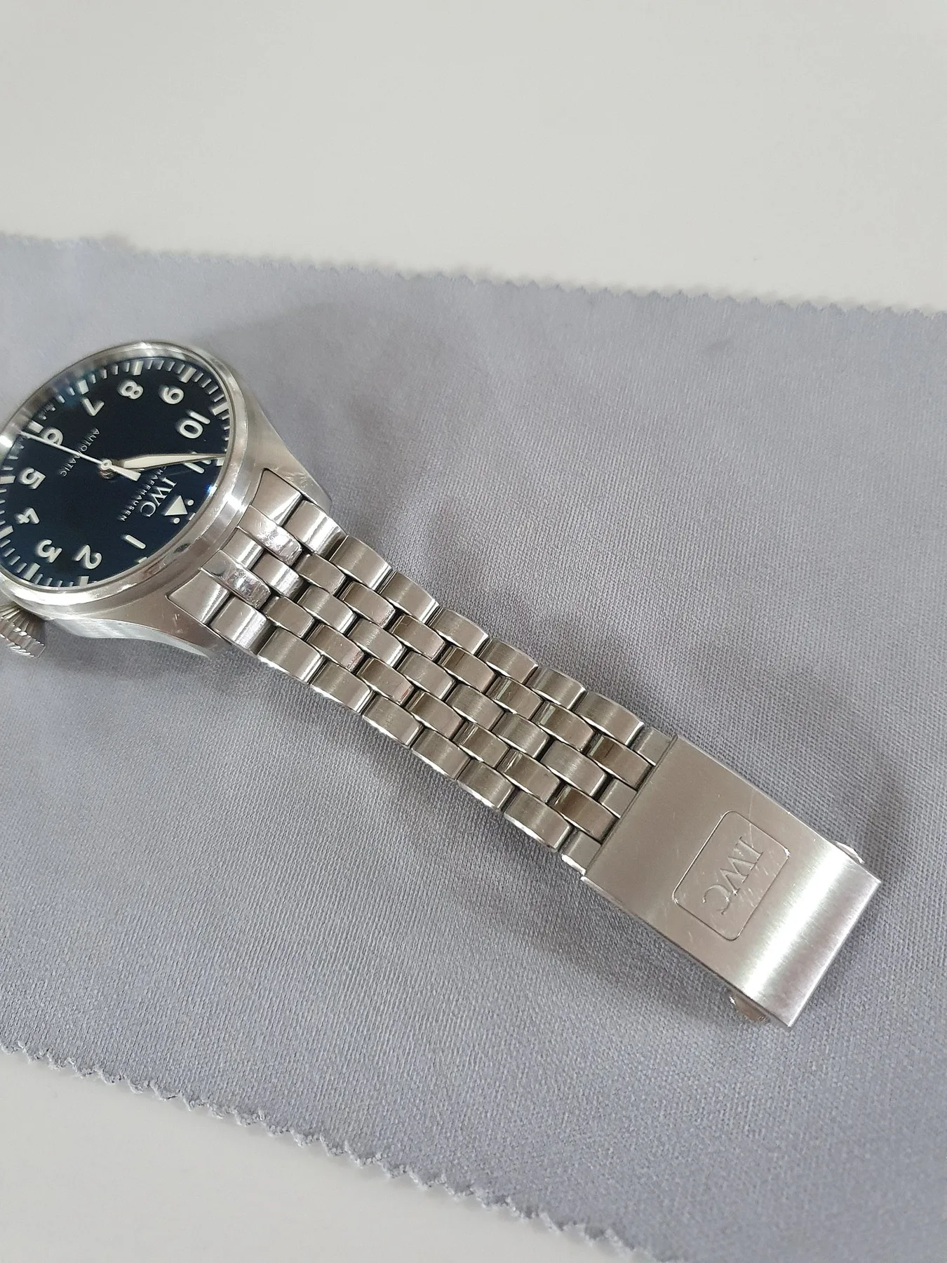 IWC 빅파일럿 43 청판 브레이슬릿 2022 사진 7