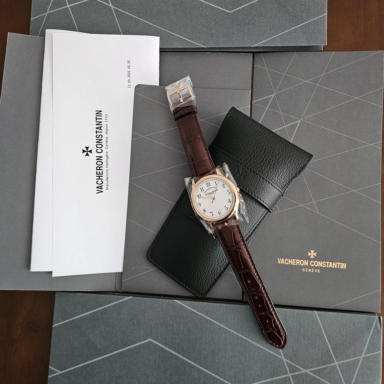 바쉐론콘스탄틴 Historiques Chronomètre Royal 1907 Grand Feu Enamel RG 2021 사진 3