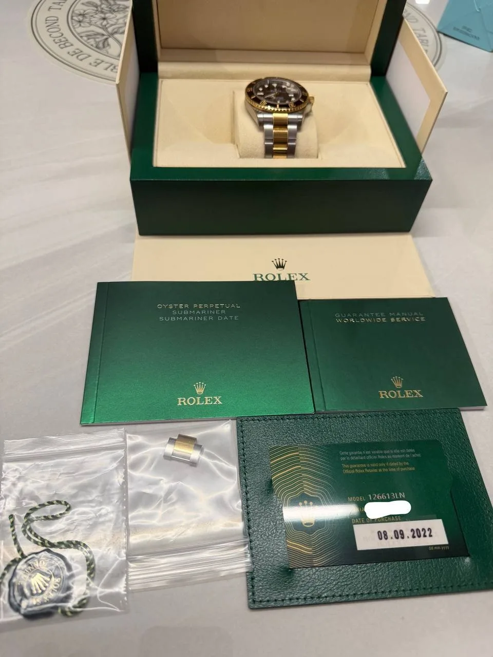 롤렉스 서브마리너 흑콤 126613LN 2022년9월 2022 사진 1