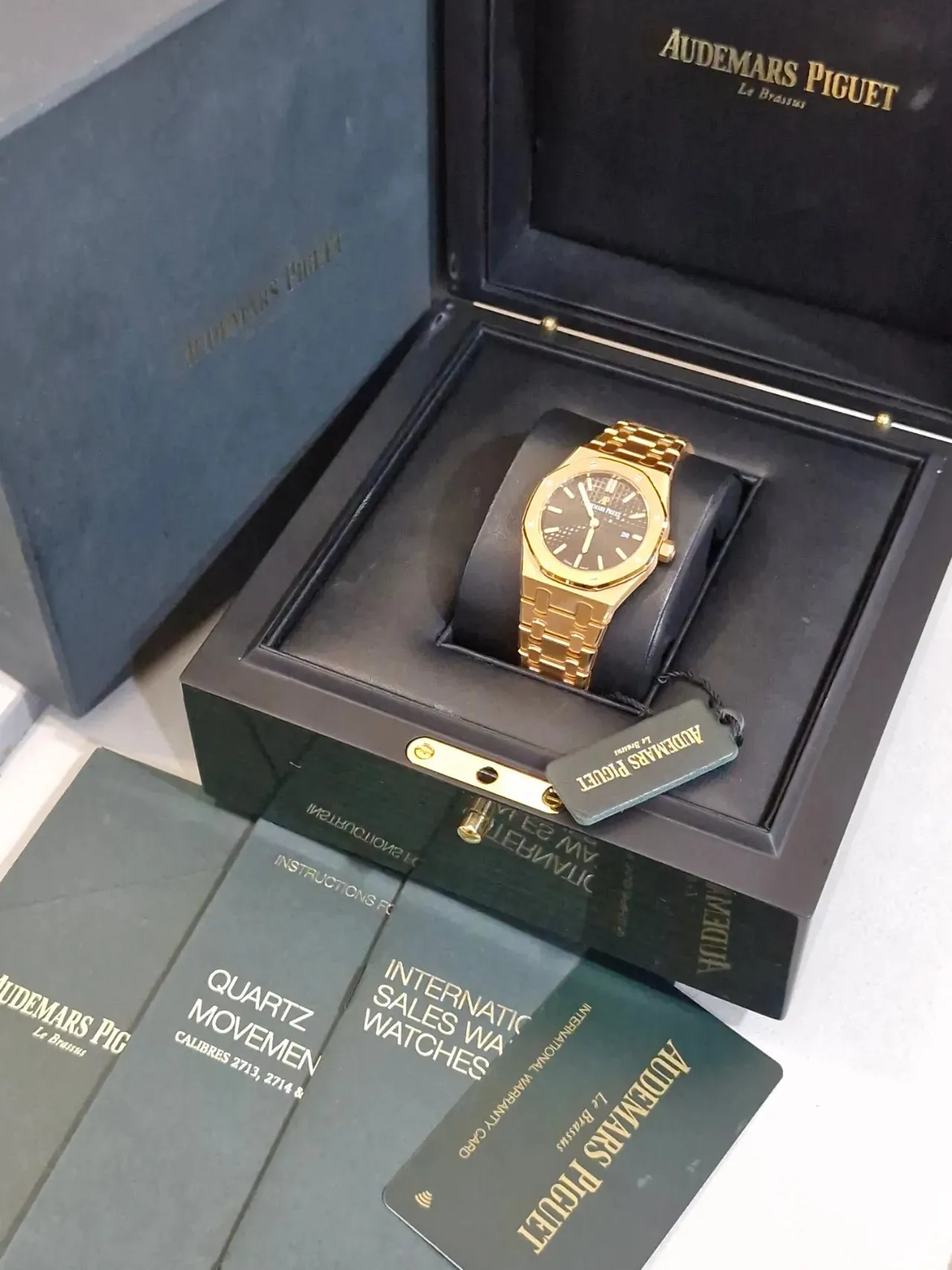 오데마피게 로얄오크 로즈골드 초코판 33mm 2020 사진 6
