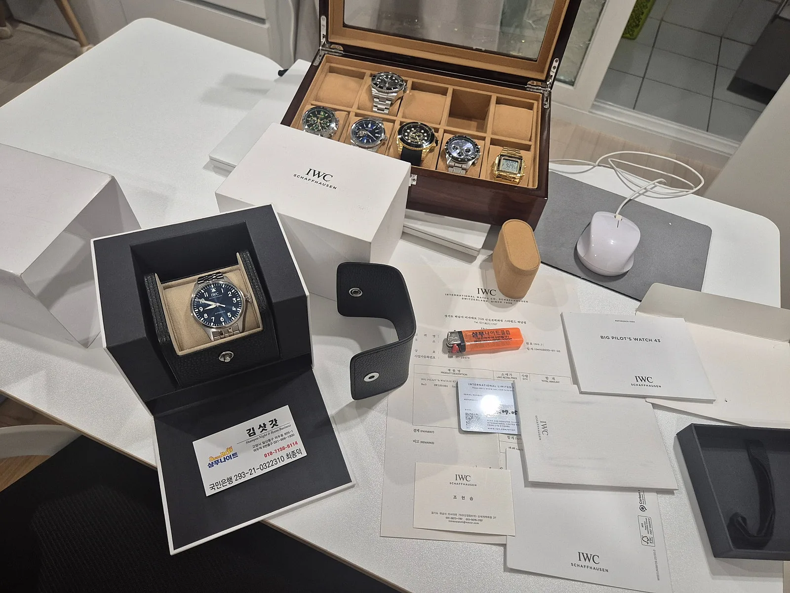 IWC 빅파일럿 43 청판 2022 사진 1