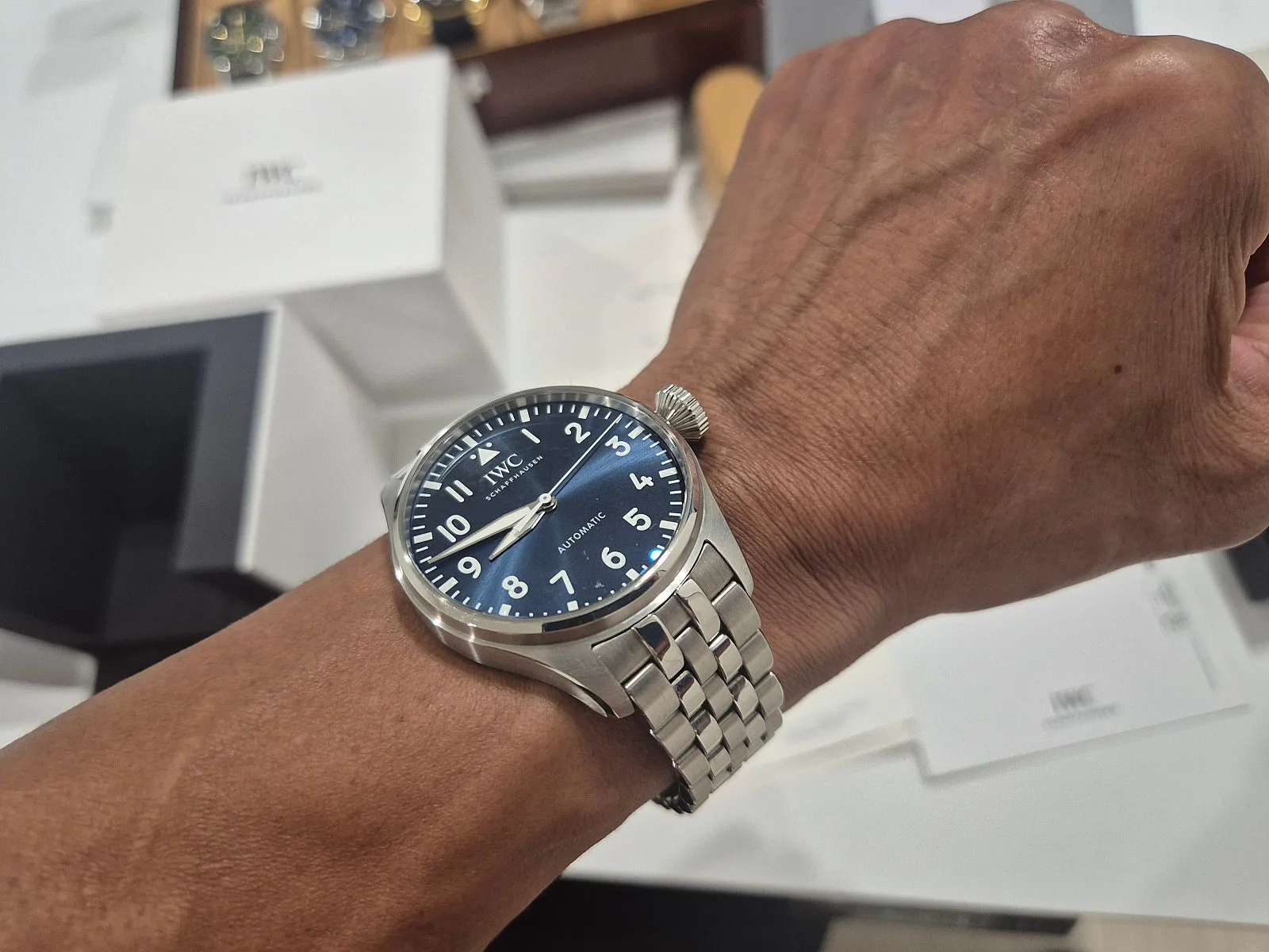 IWC 빅파일럿 43 청판 2022 사진 7