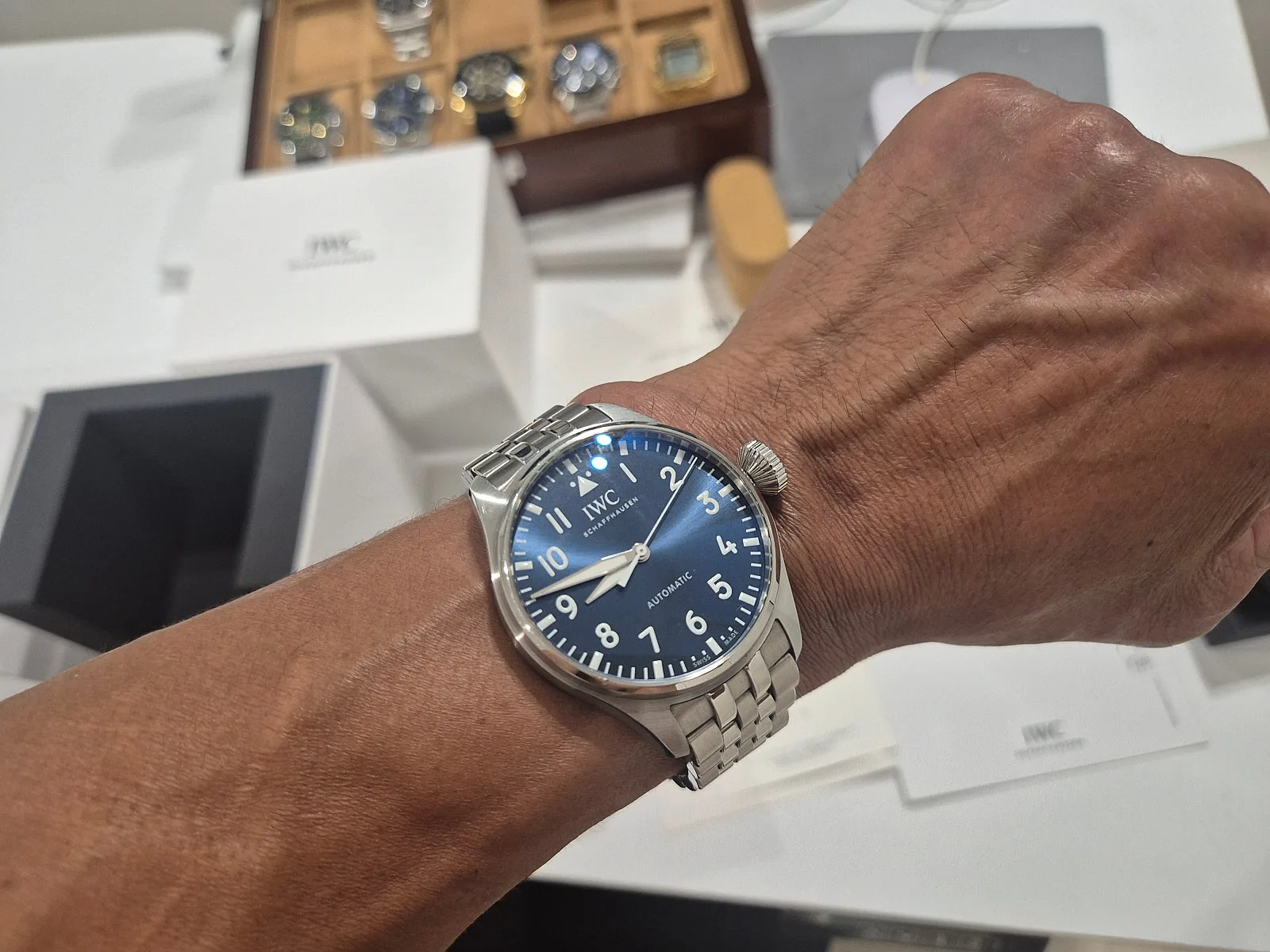 IWC 빅파일럿 43 청판 2022 사진 8
