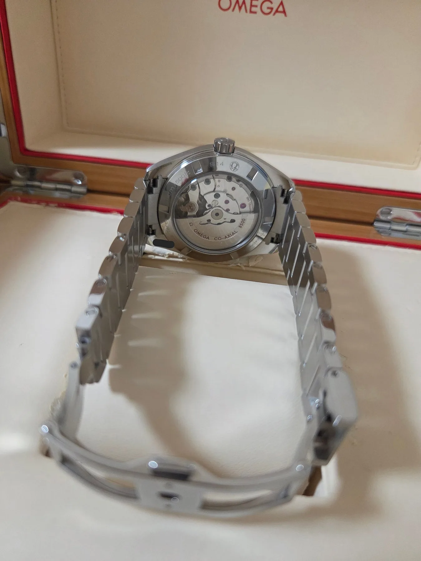 오메가 씨마스터 아쿠아테라 150M 41.5mm 스틸 블루다이얼 2015 사진 8