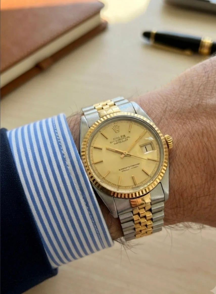 롤렉스 Oyster Perpetual Datejust 18k 콤비 Ref. 16013 1970 사진 1
