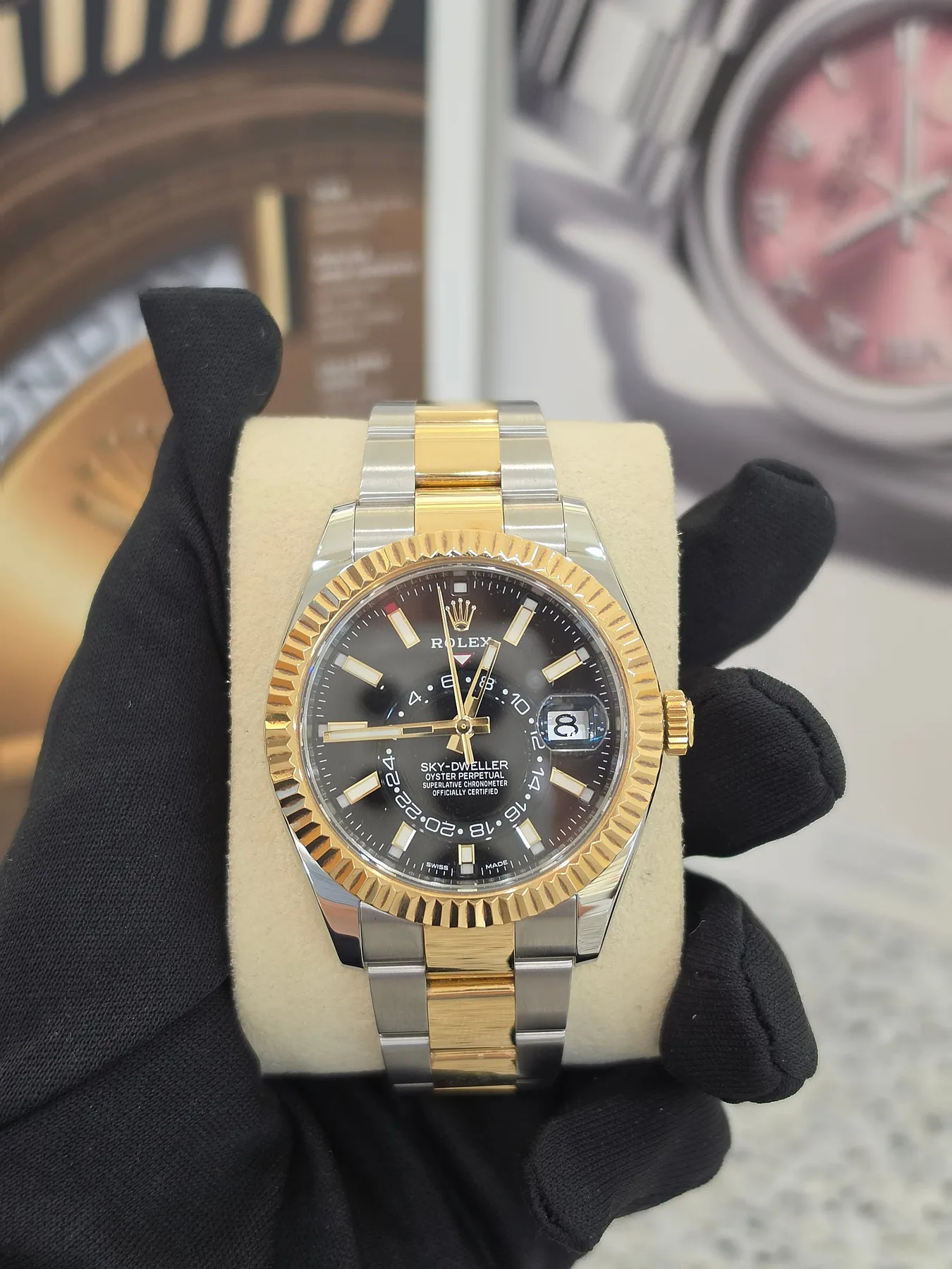 롤렉스 326933 스카이드웰러 콤비 검판 42mm 2017 사진 2