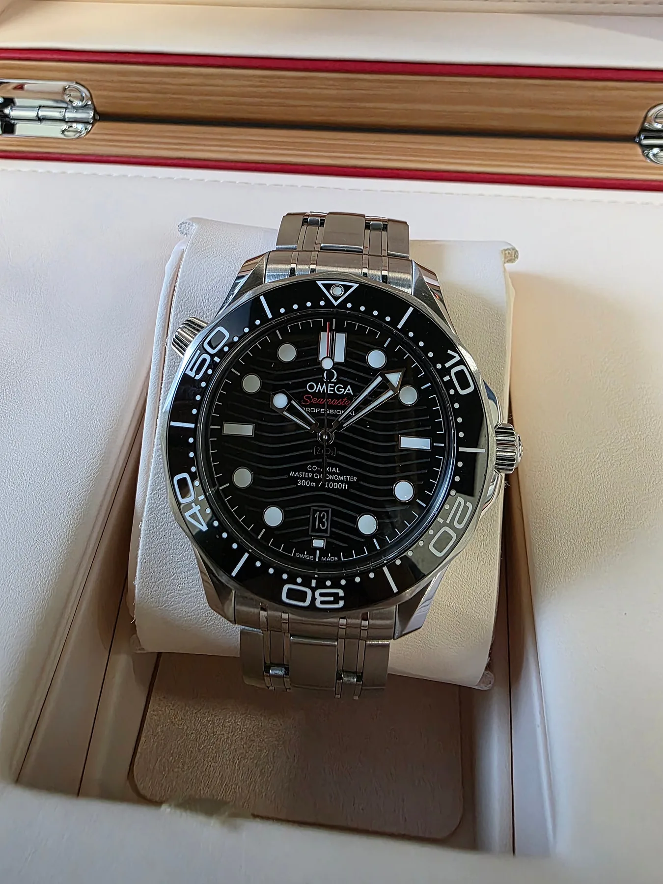 오메가 씨마스터 다이버 300 42mm 스틸 검판 2026 사진 1