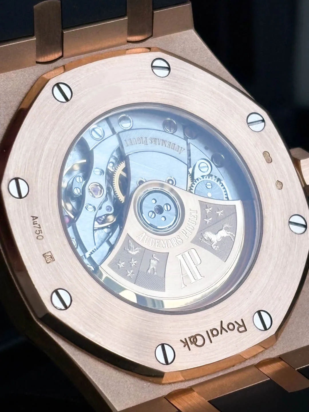 오데마피게 로얄오크 15402 로즈골드 풀파베 다이아몬드 사진 8