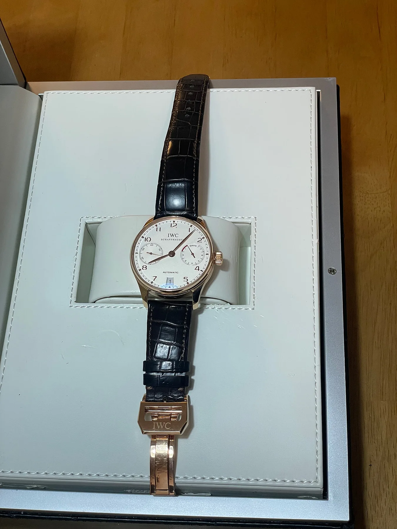 IWC 7Days 로즈골드 사진 3