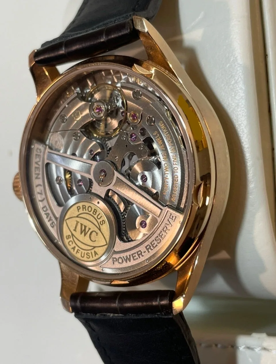 IWC 7Days 로즈골드 사진 6