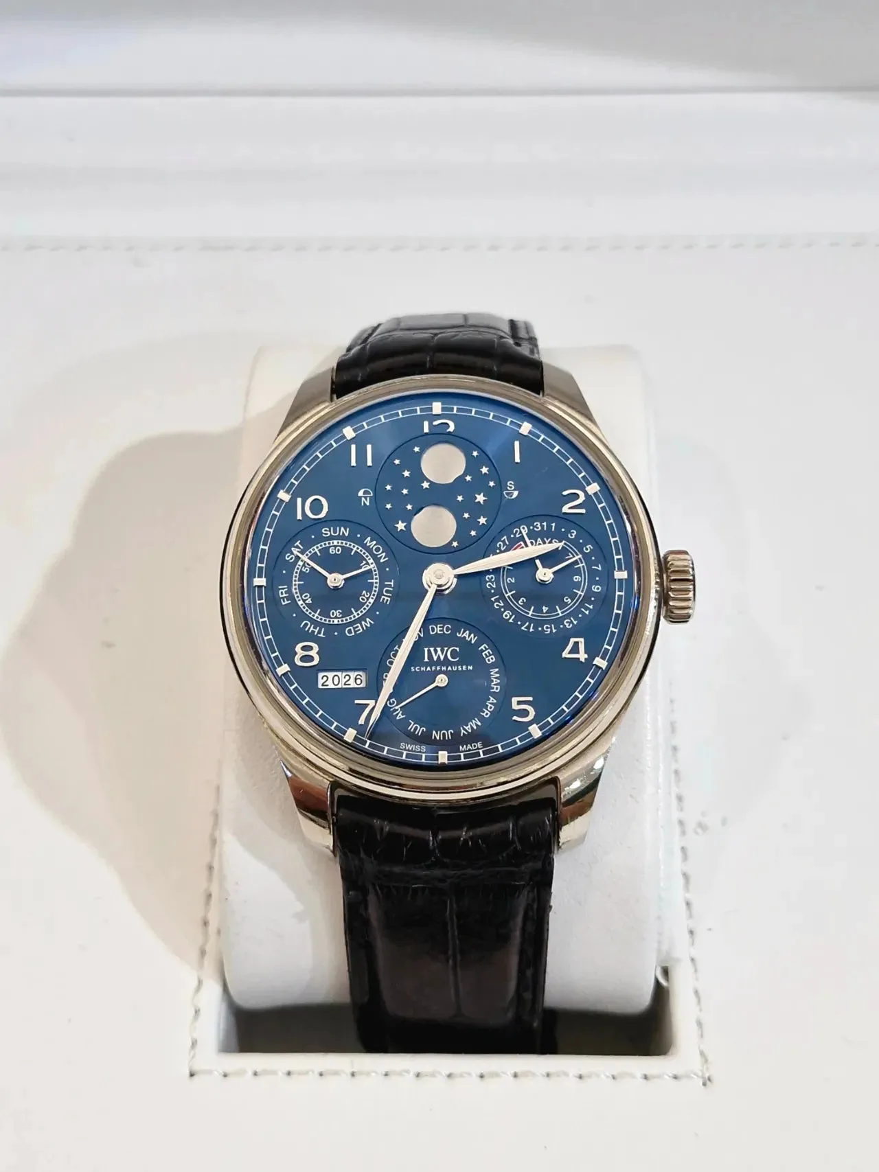 IWC 포르투기즈 퍼페츄얼캘린더 화이트골드 청판 2021 사진 1