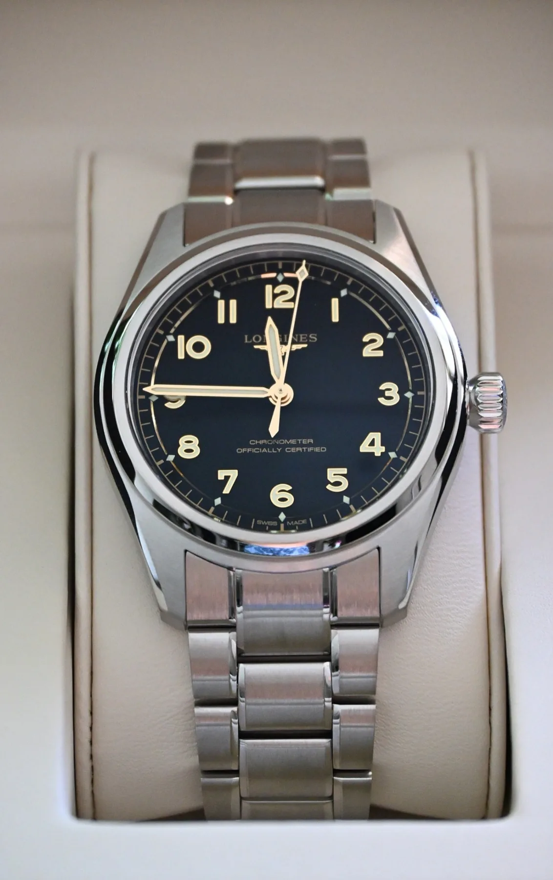론진 스피릿 파일럿 39mm 2025