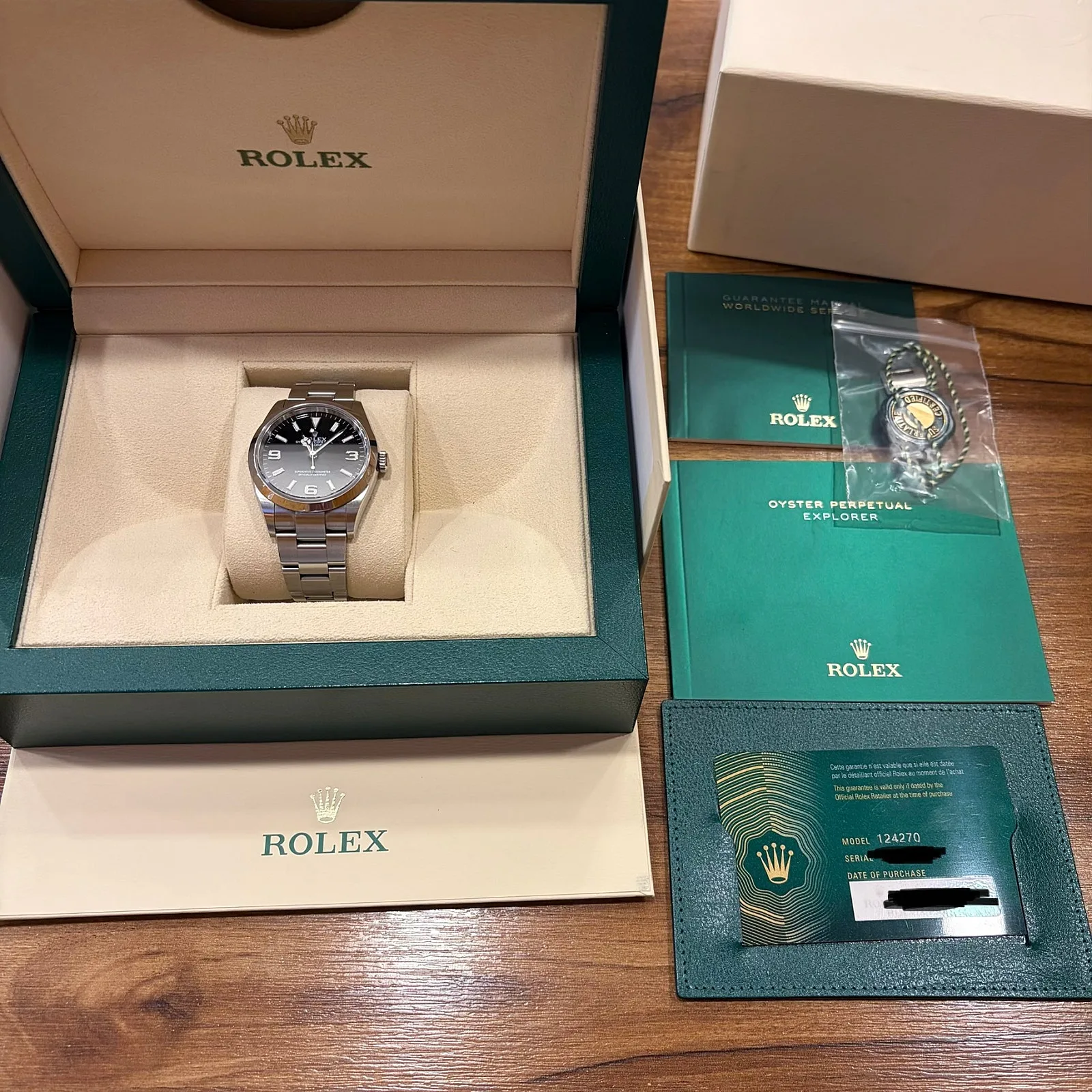 롤렉스 익스플로러 36mm 124270 2022 사진 1