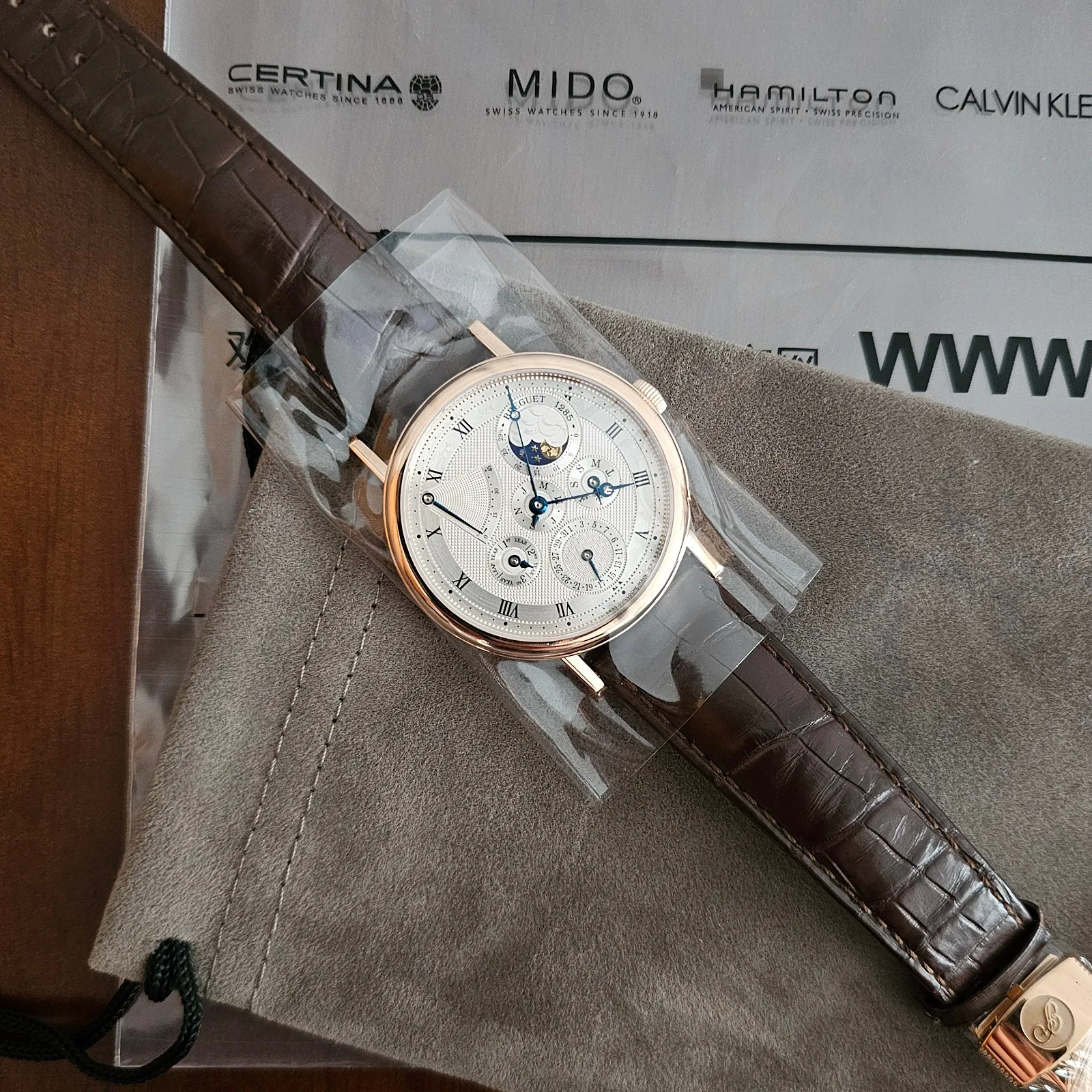 브레게 클래식 퍼페추얼캘린더 Classique Quantième Perpétuel ref. 5327BR/1E/9V6 2013 사진 3