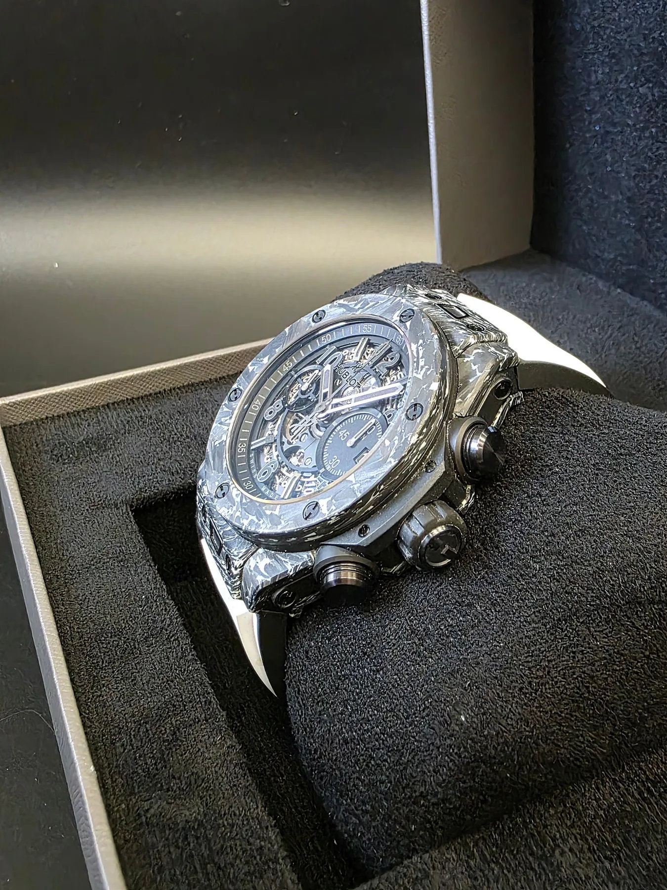 위블로 빅뱅 유니코 카본 화이트 44mm 2022 사진 4