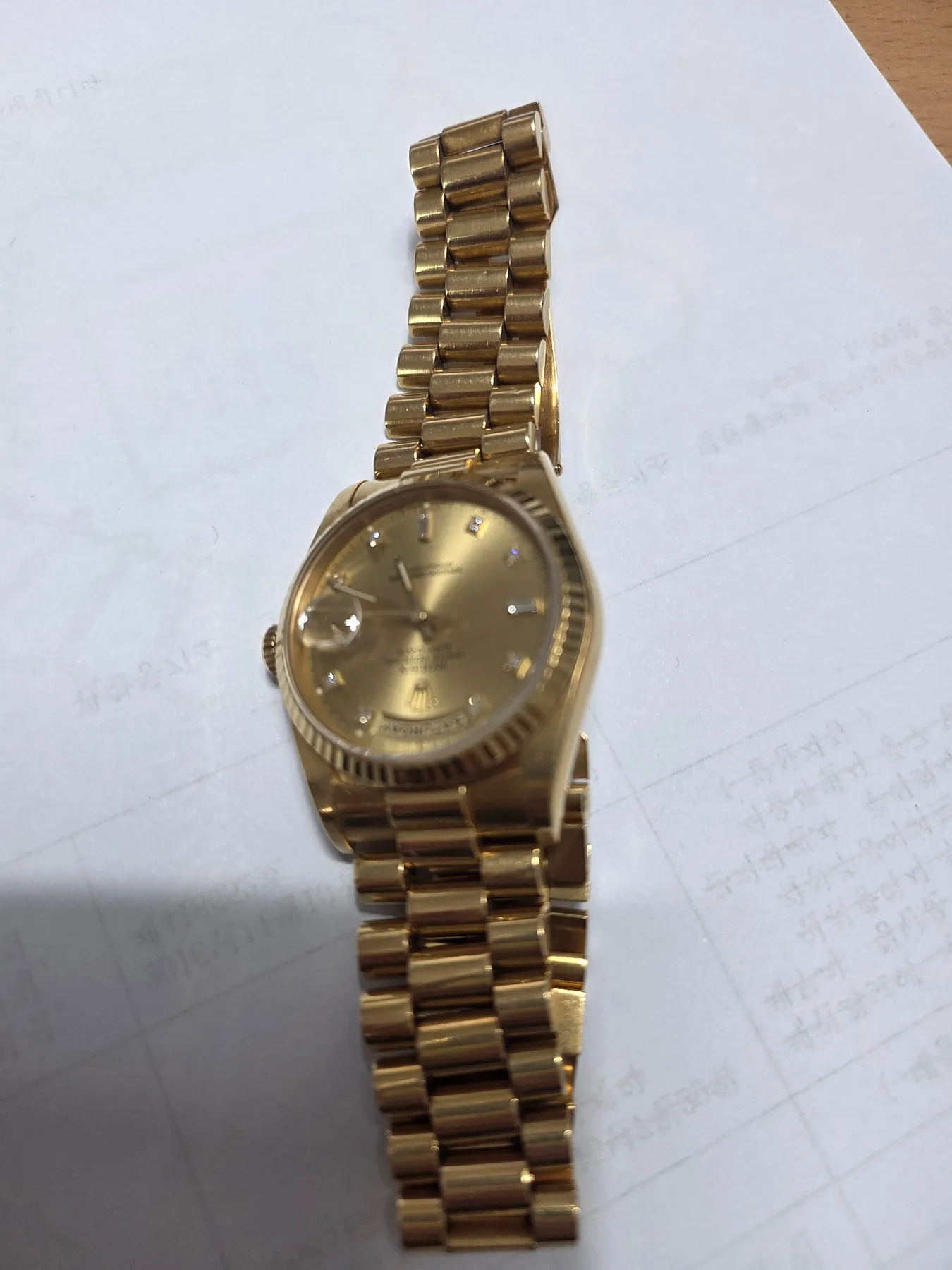 롤렉스 데이데이트 금통 36mm 사진 3