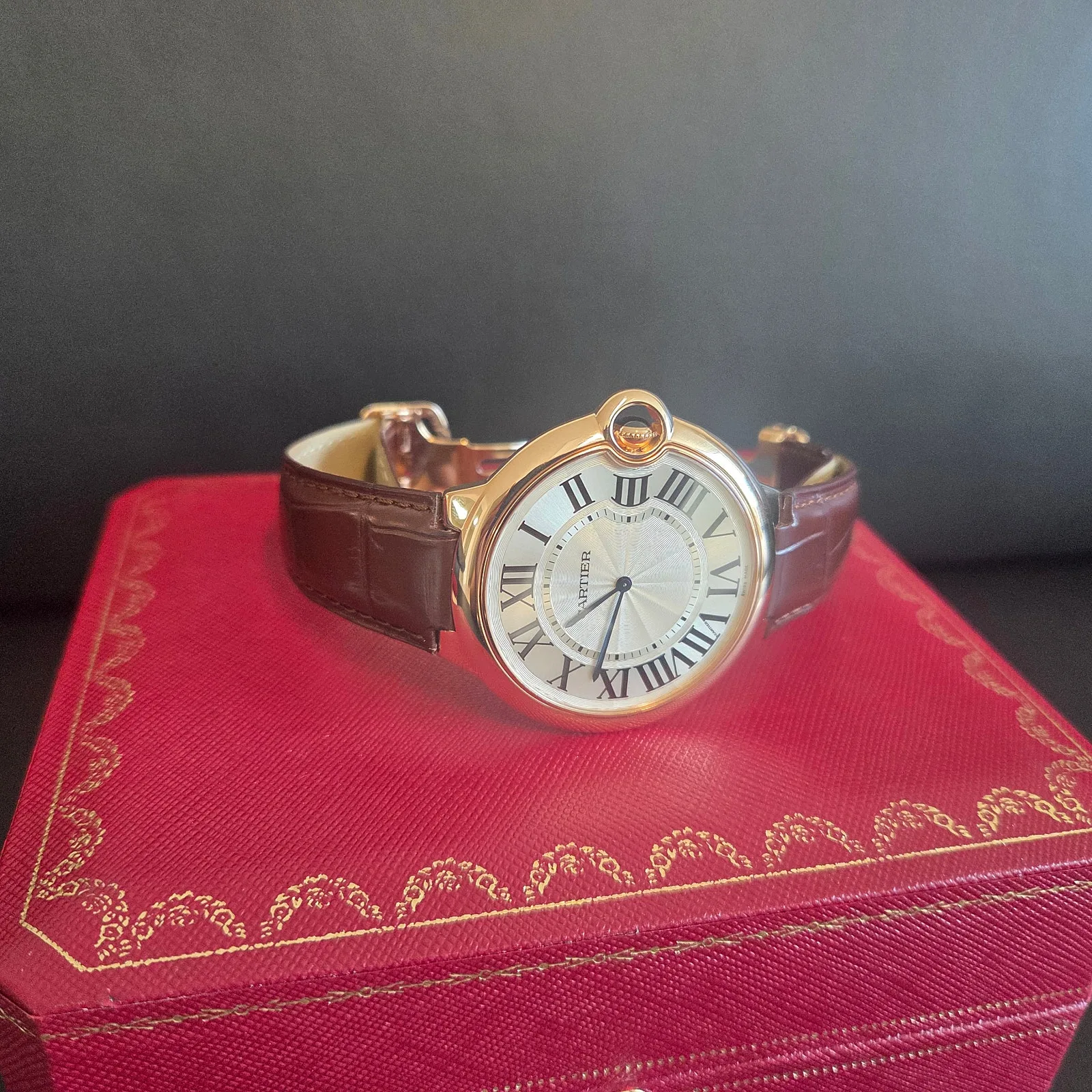 까르띠에 발롱블루 46MM 18K금통 수동 2012 사진 6
