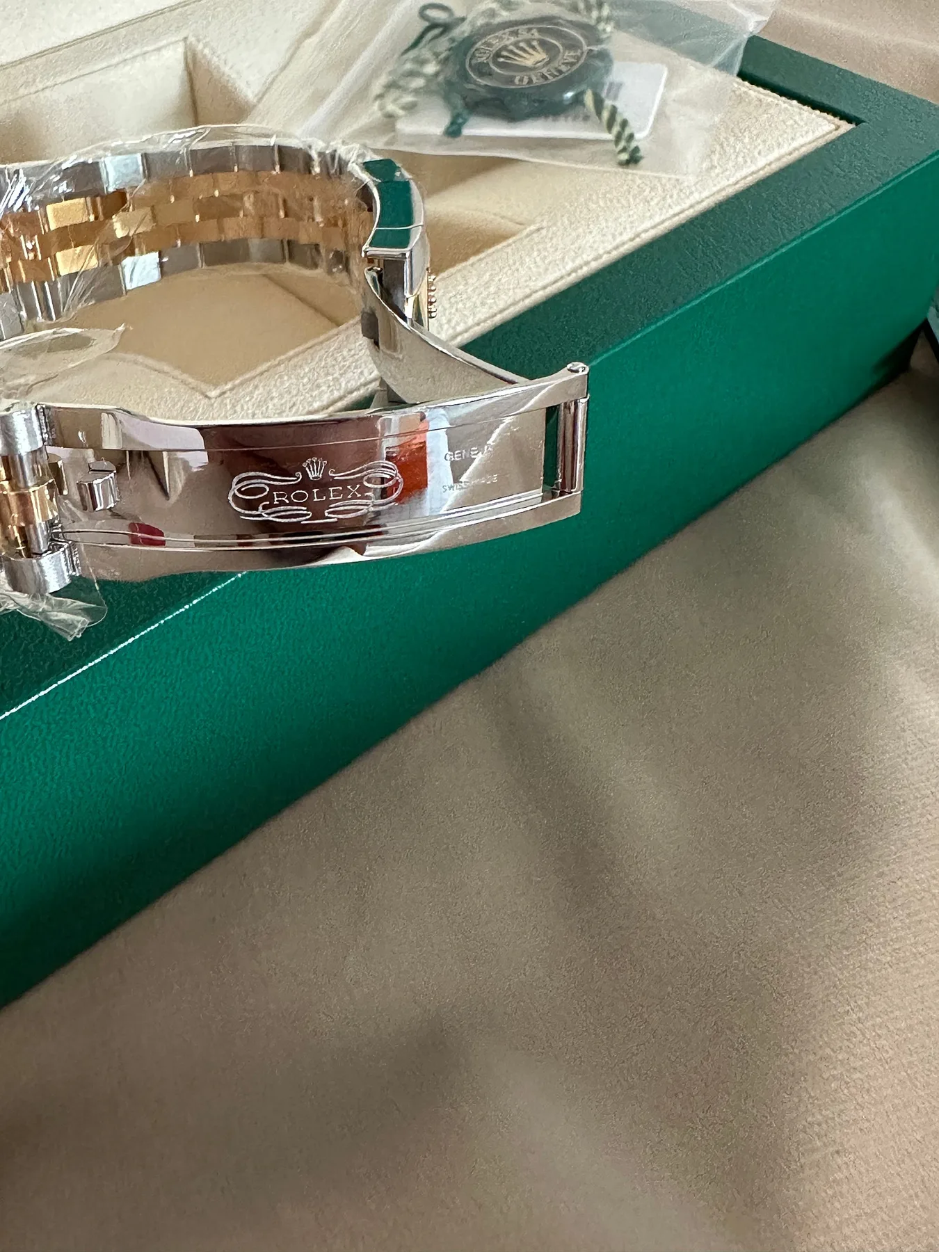 롤렉스 데이저스트 36mm 검판 골드 콤비 2021 사진 4