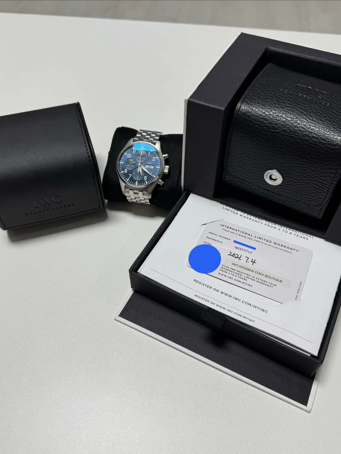 IWC 파일럿 크로노그래프 어린왕자 43MM 2021 사진 7