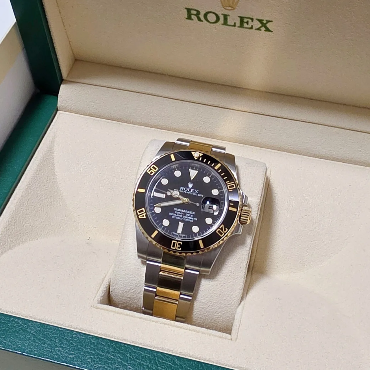 롤렉스 서브마리너 40mm 흑콤 116613LN 2012 사진 1
