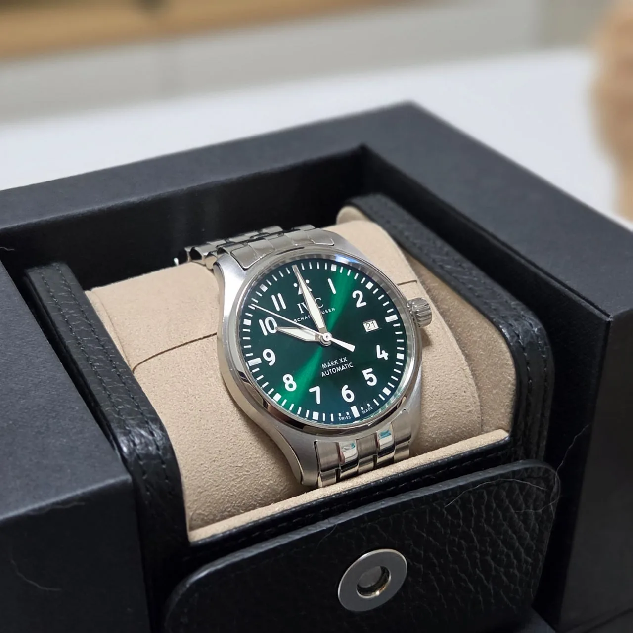 IWC 마크20 그린판 40mm 정품 메탈·가죽 스트랩 2024년식 2024 사진 1