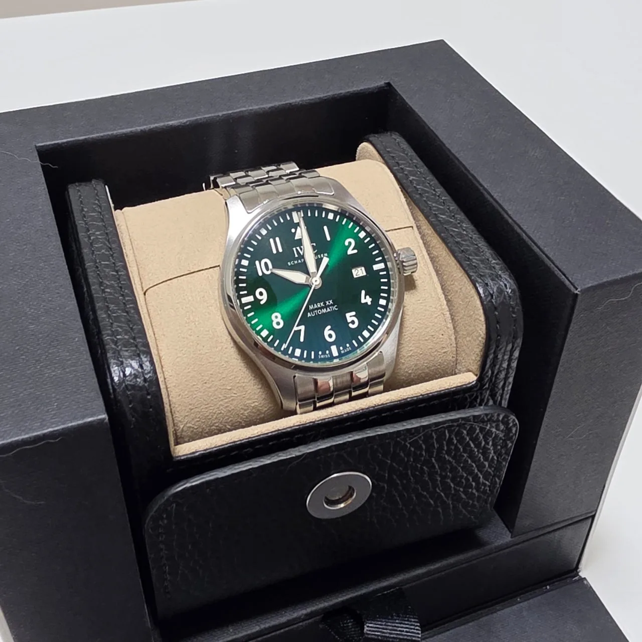IWC 마크20 그린판 40mm 정품 메탈·가죽 스트랩 2024년식 2024 사진 2