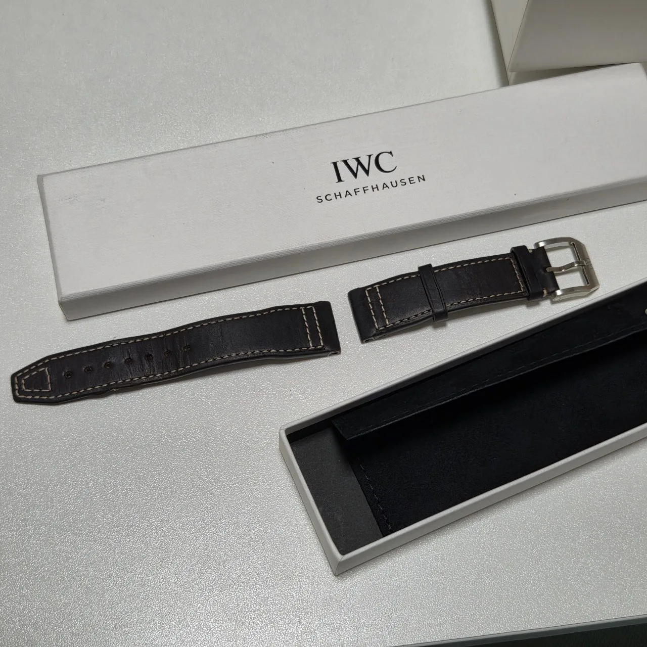 IWC 마크20 그린판 40mm 정품 메탈·가죽 스트랩 2024년식 2024 사진 8