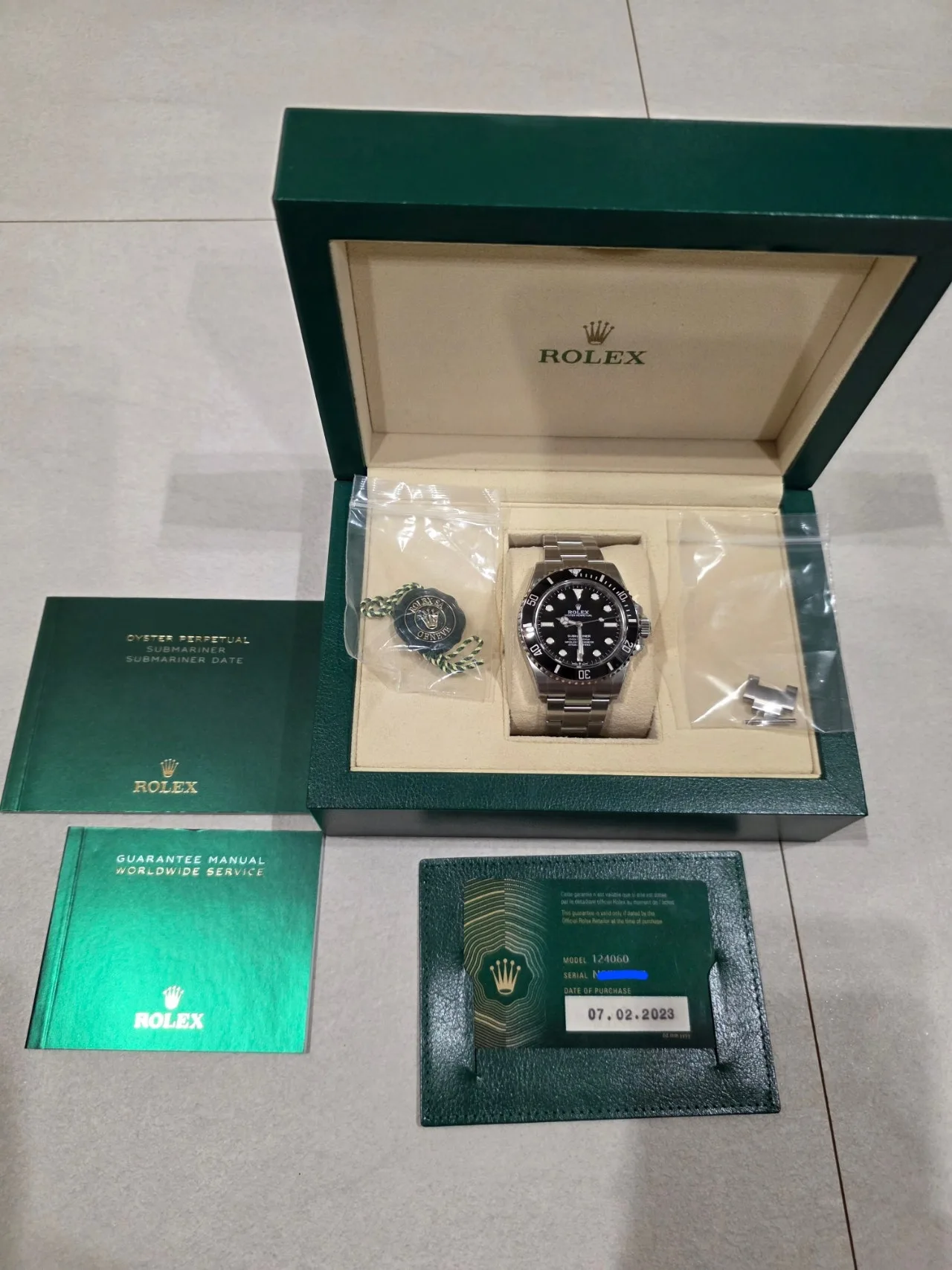 롤렉스 서브마리너 논데이트 41mm 2023 사진 1