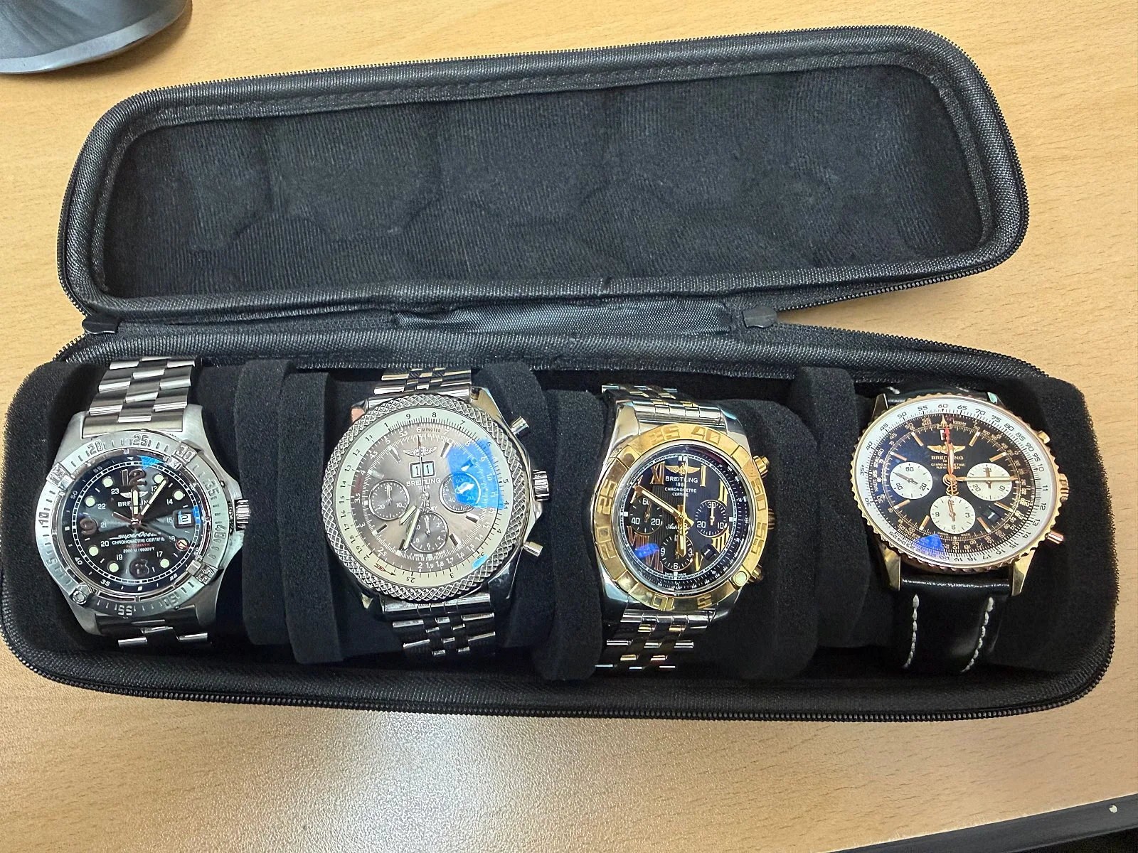 브라이틀링 네비타이머 43mm 18k 로즈골드 2018 사진 1