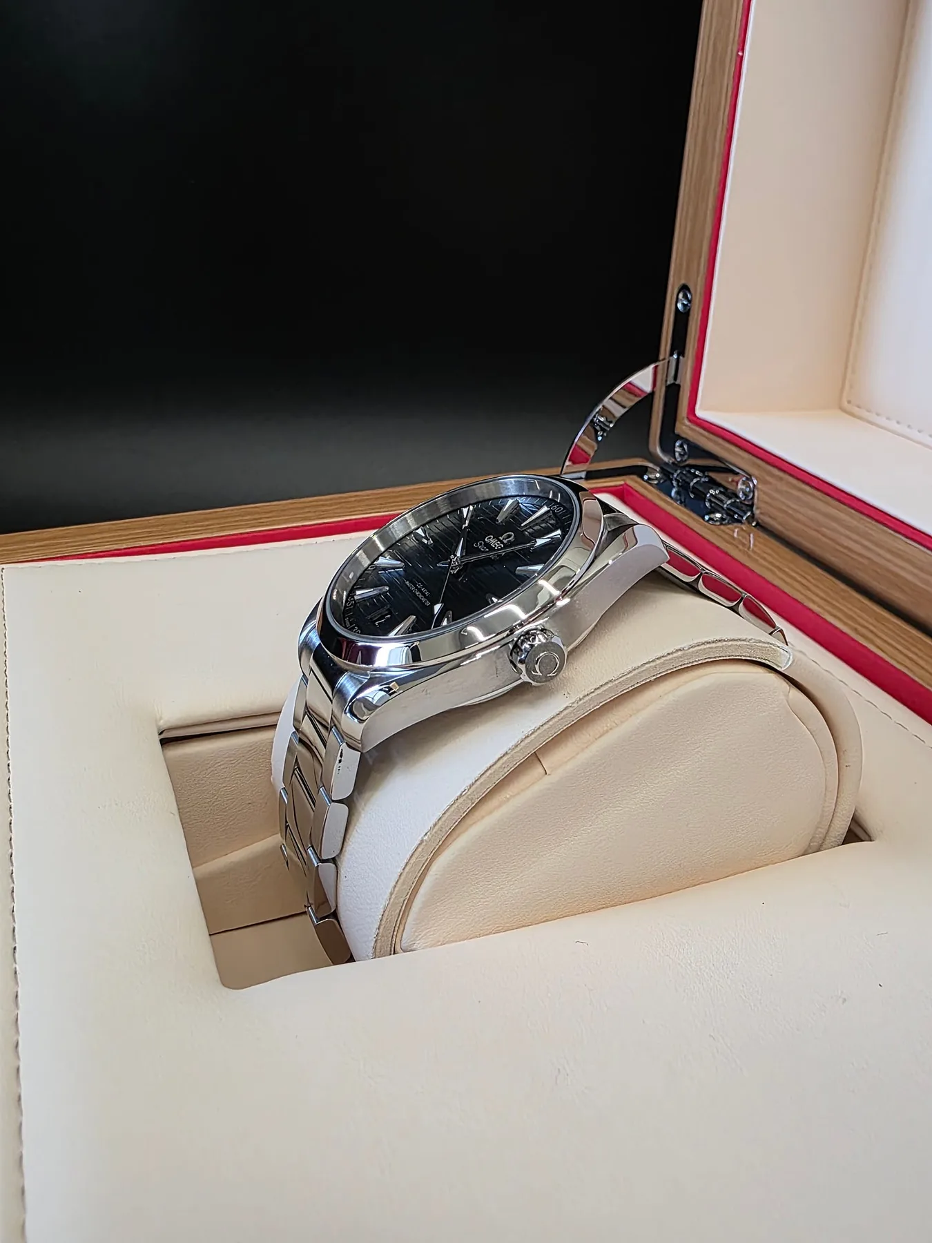 오메가 씨마스터 아쿠아테라 41mm 그린 스틸 2020 사진 4