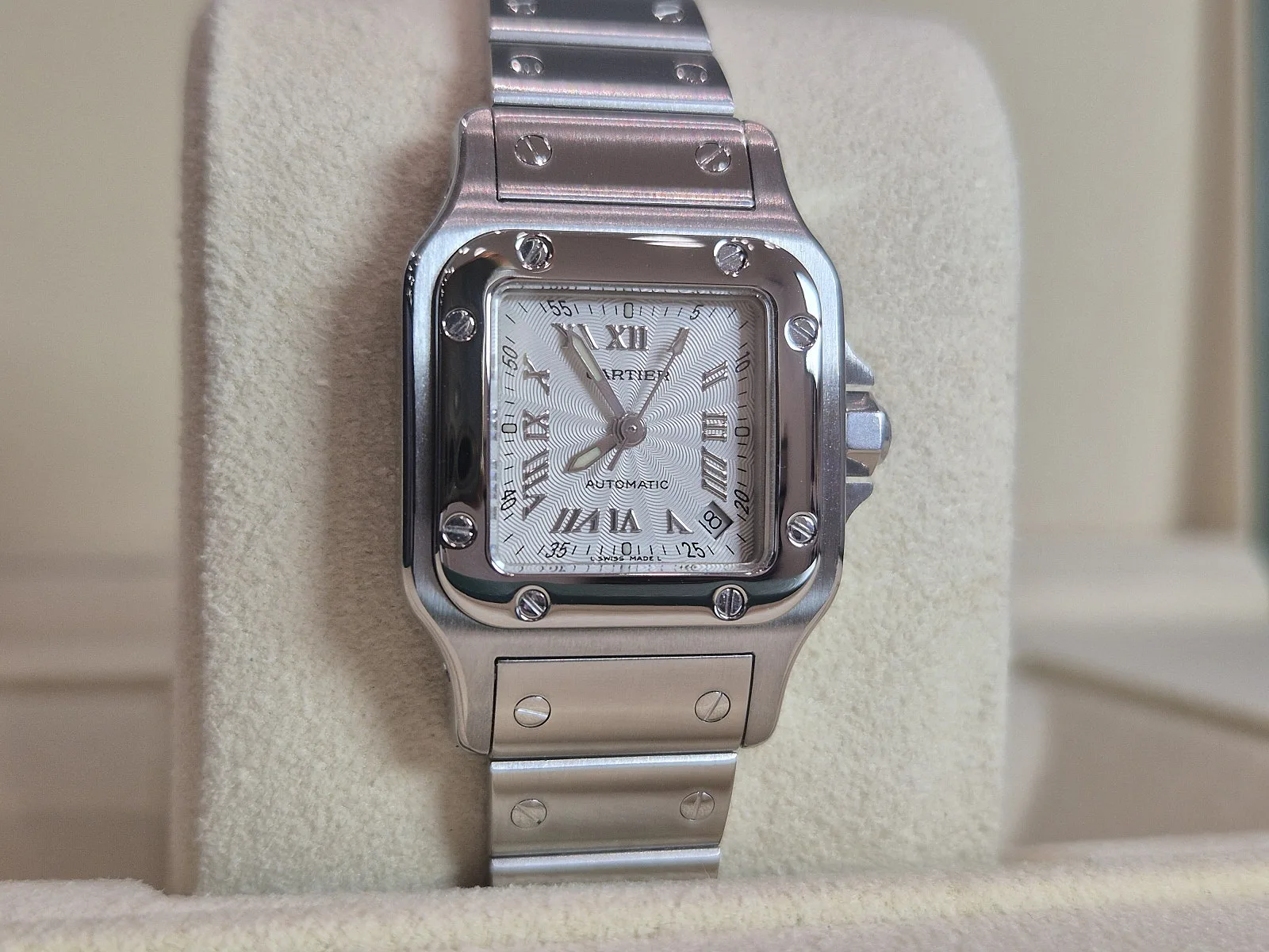 까르띠에 산토스 스몰 오토매틱 W20044D6 2003 사진 2