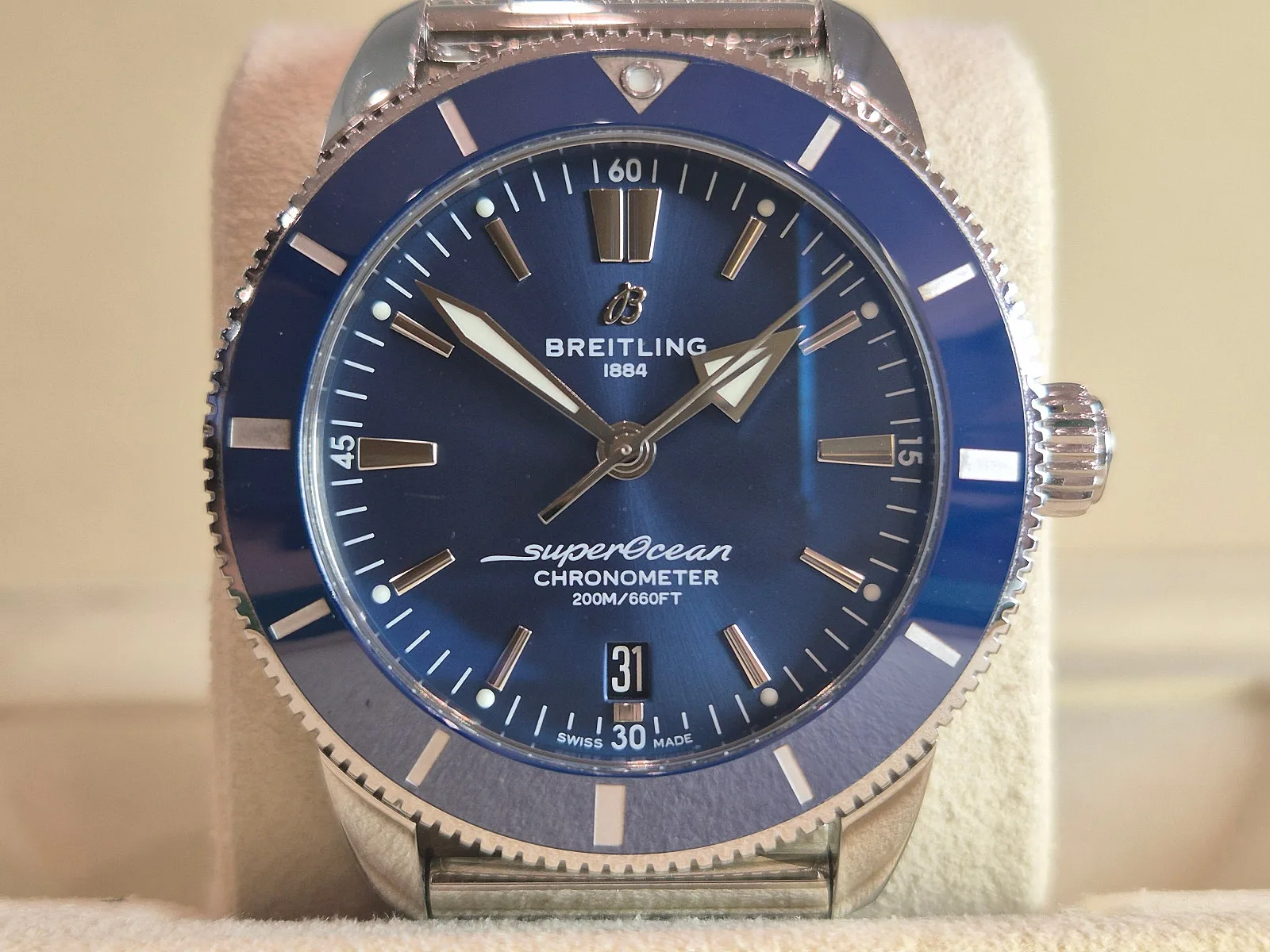 브라이틀링 슈퍼오션 헤리티지2 청판 44MM 2021 사진 1