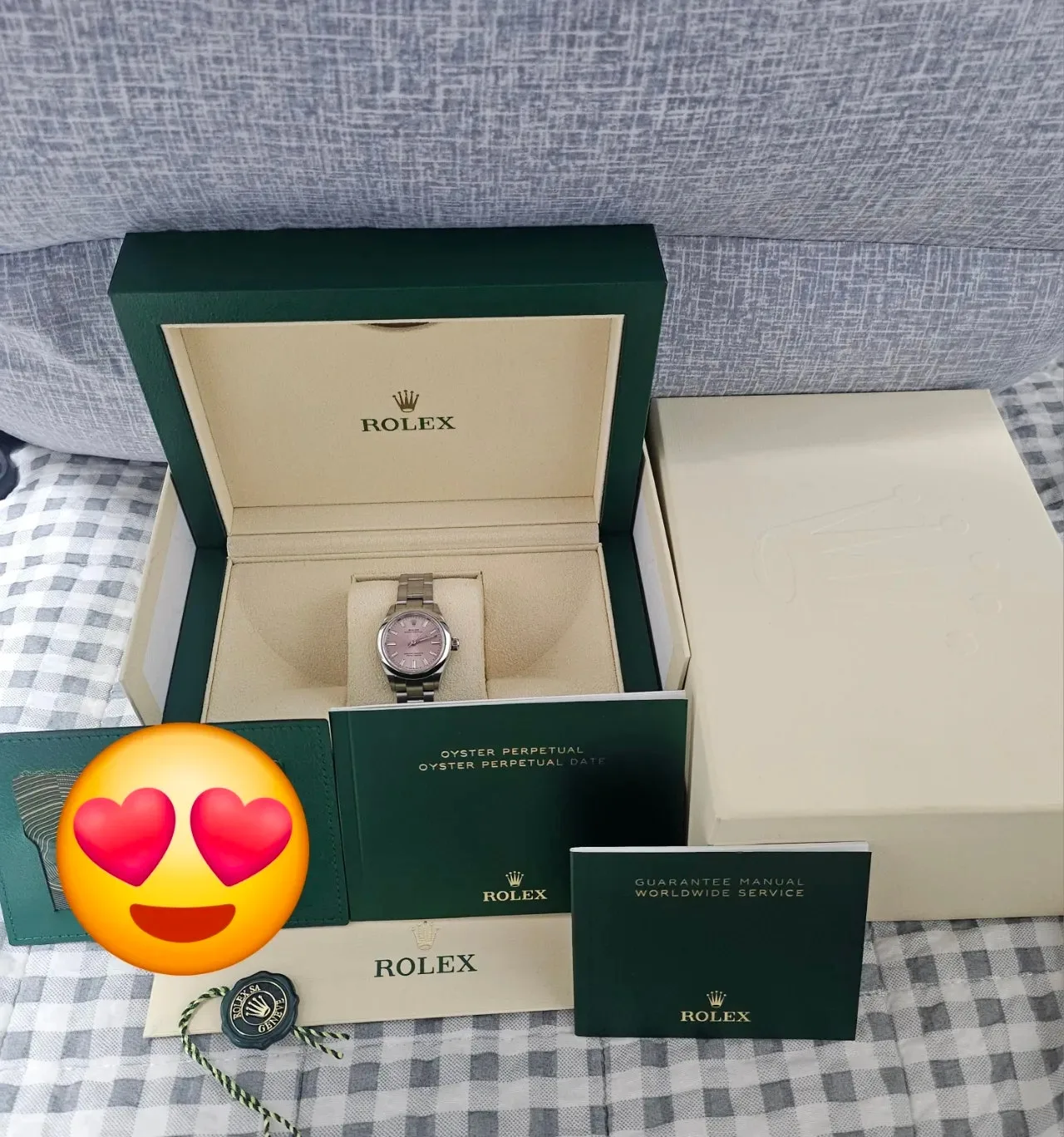롤렉스 276200 오이스터 페페츄얼 28mm 핑크다이얼 2022 사진 1
