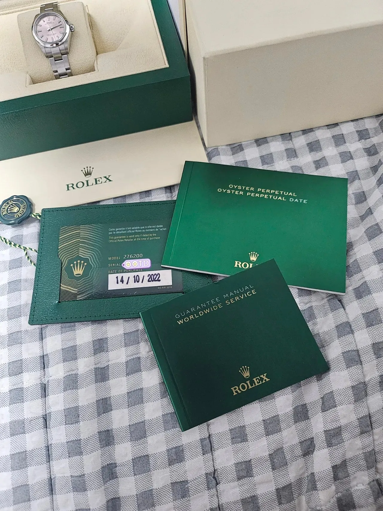 롤렉스 276200 오이스터 페페츄얼 28mm 핑크다이얼 2022 사진 2