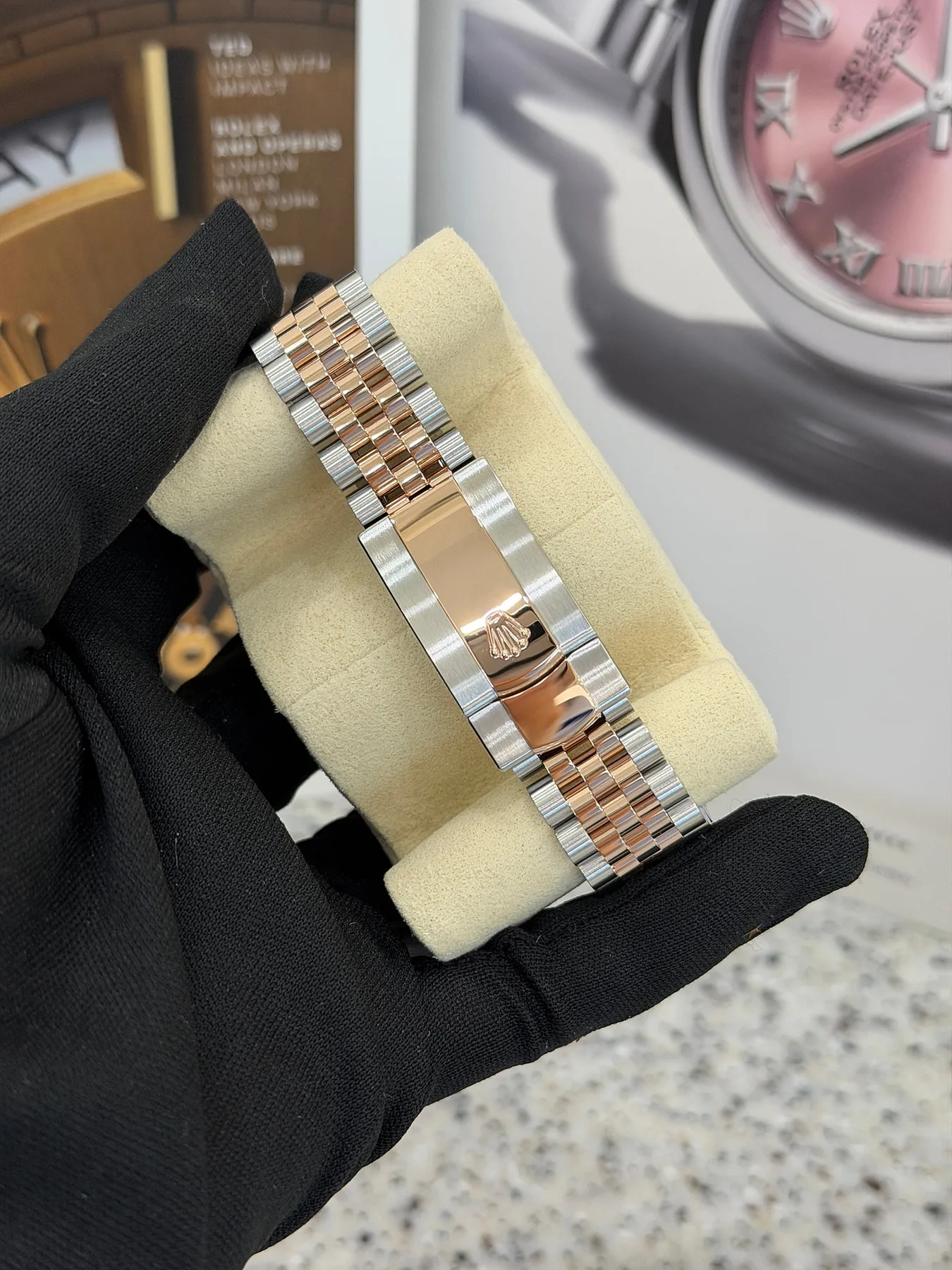 롤렉스 126231 데이저스트 로즈골드 콤비 쥬빌레 자개판 다이아 10P 36mm 2026 사진 7