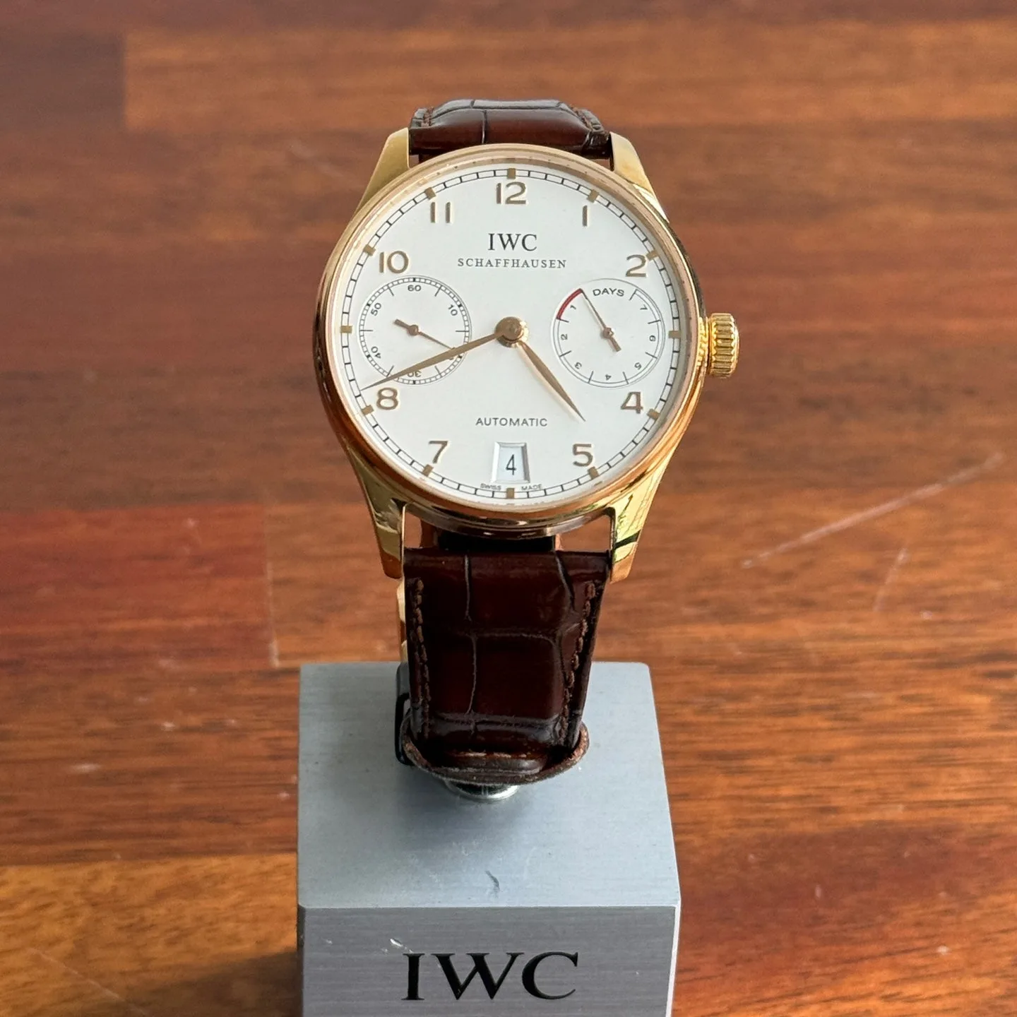 IWC 금부엉이 IW500101 18K 올금통 2008 사진 4
