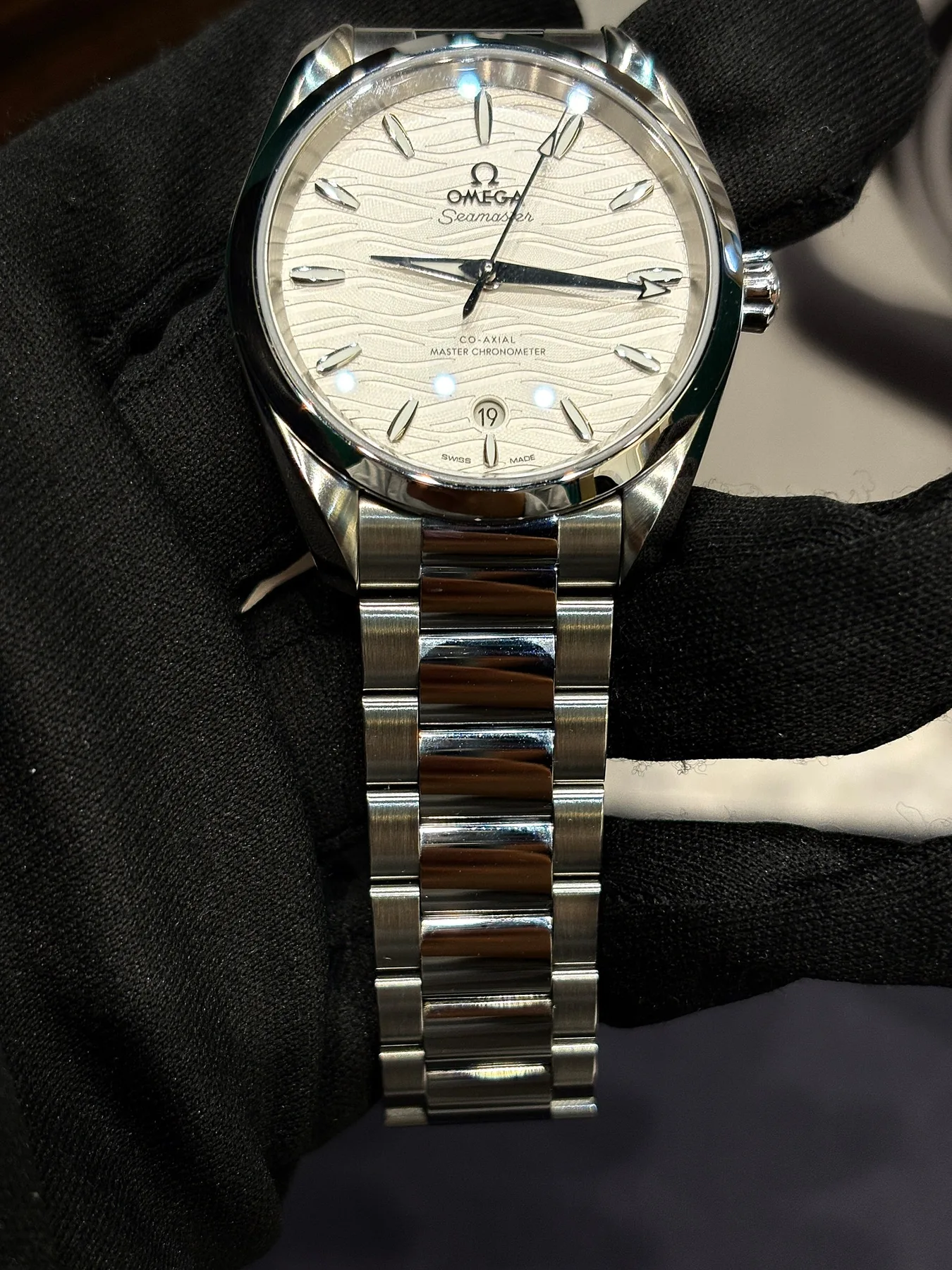 오메가 씨마스터 아쿠아 테라 150M 코액시얼 마스터 크로노미터 38MM 사진 6
