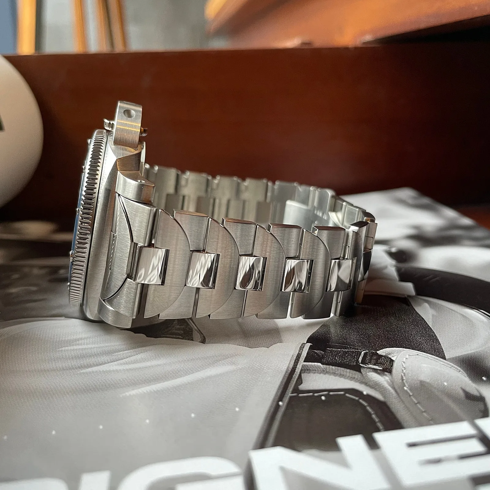파네라이 섭머저블 블루노떼 42mm 스틸 2021 사진 5